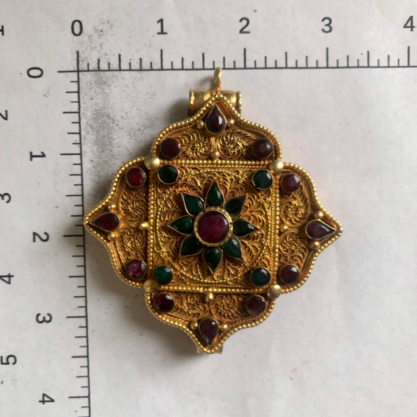 Tibetan Buddhist Ghau Prayer Box