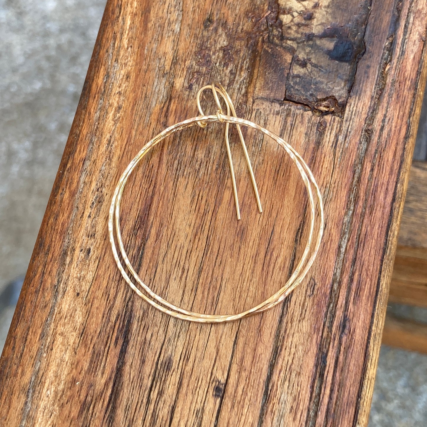 Simple Gold Filled Hoop Earrings