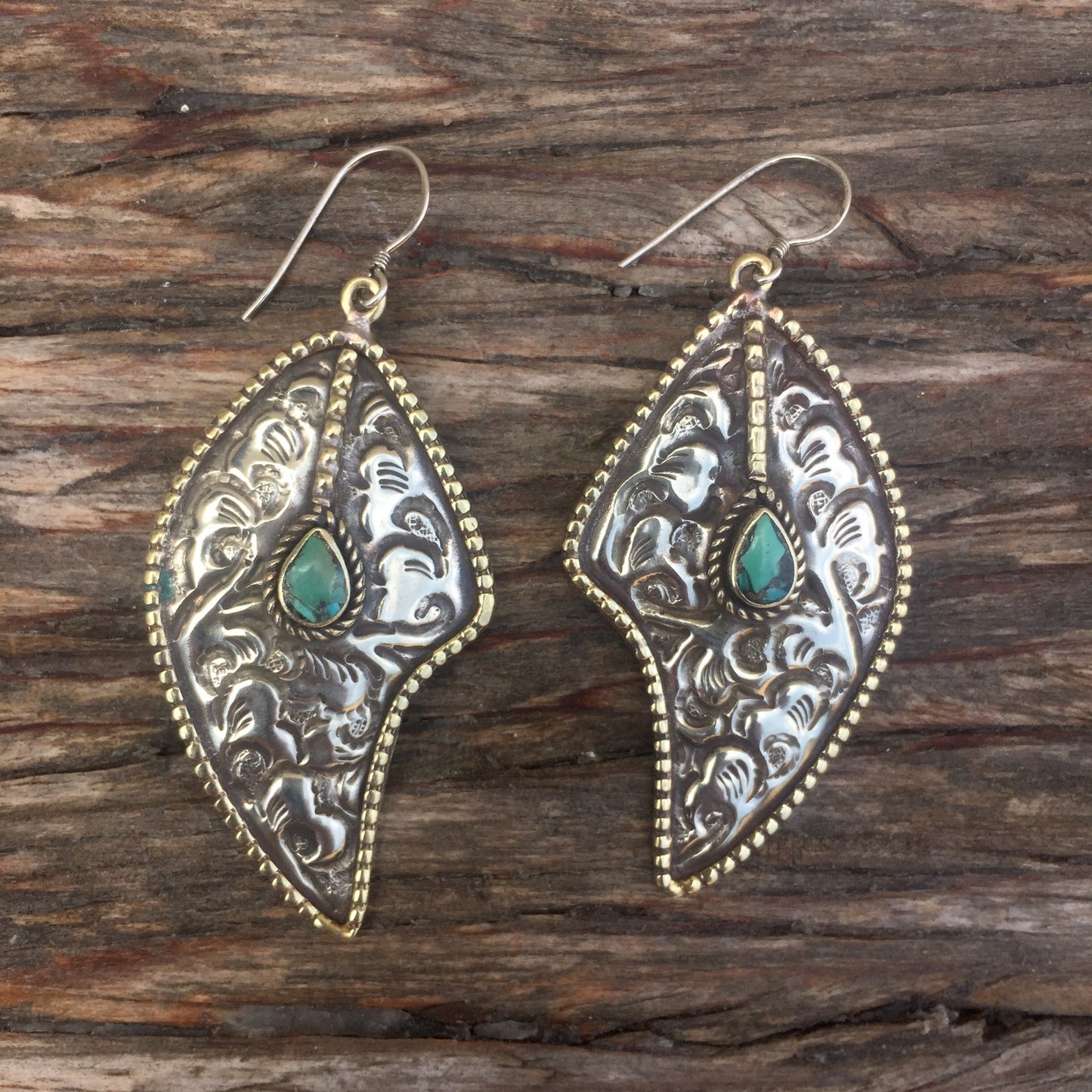 Turquoise Dangle Drop Earrings