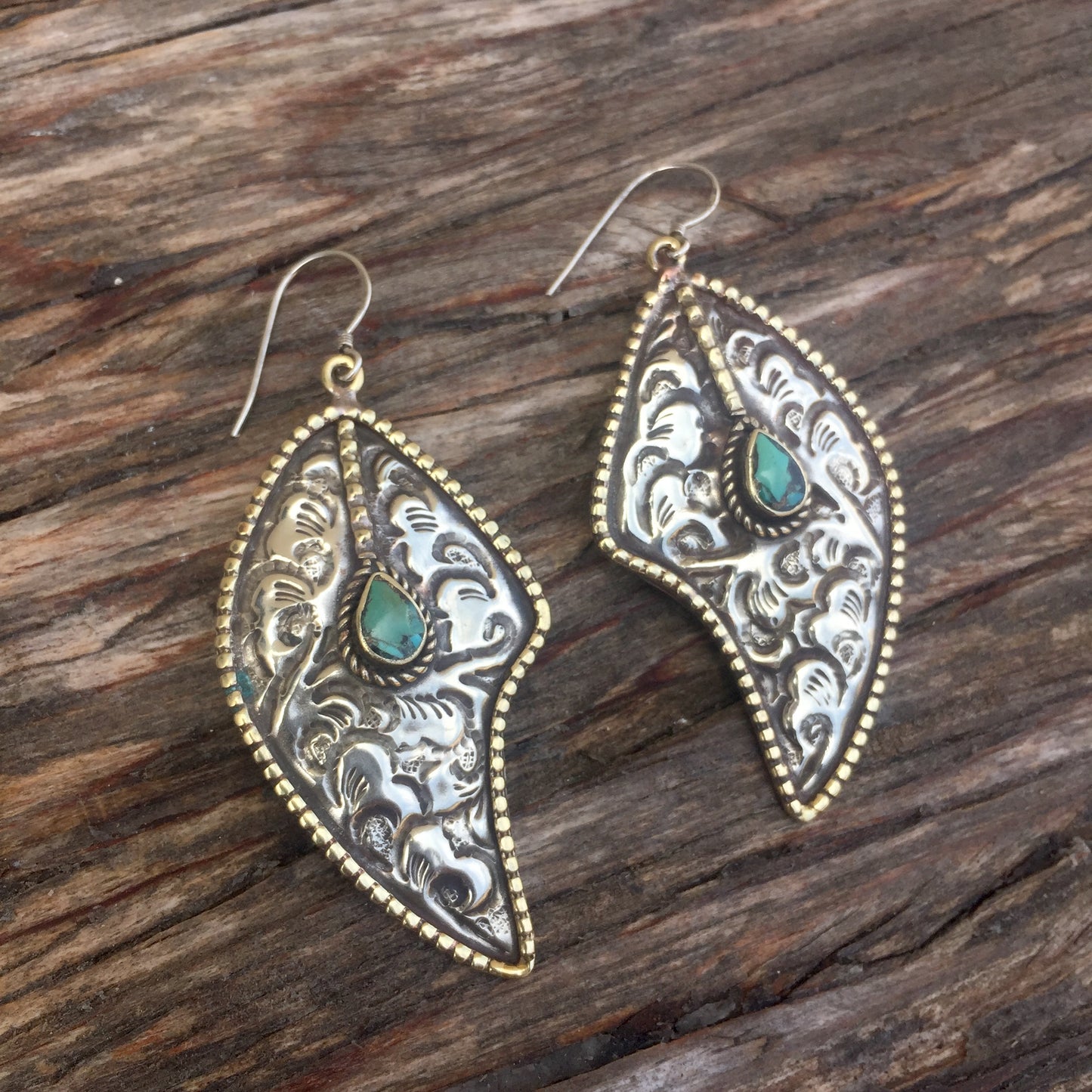 Turquoise Dangle Drop Earrings