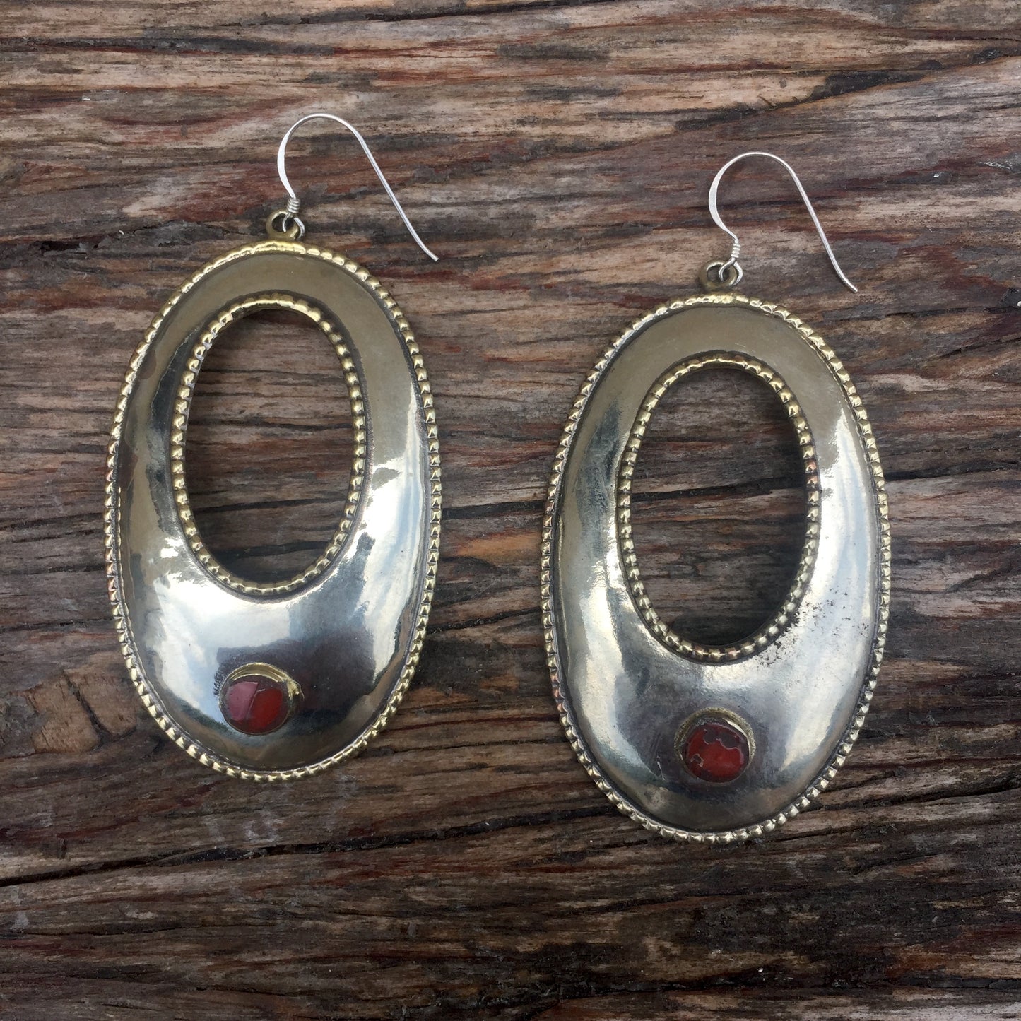 Coral Dangle Earrings