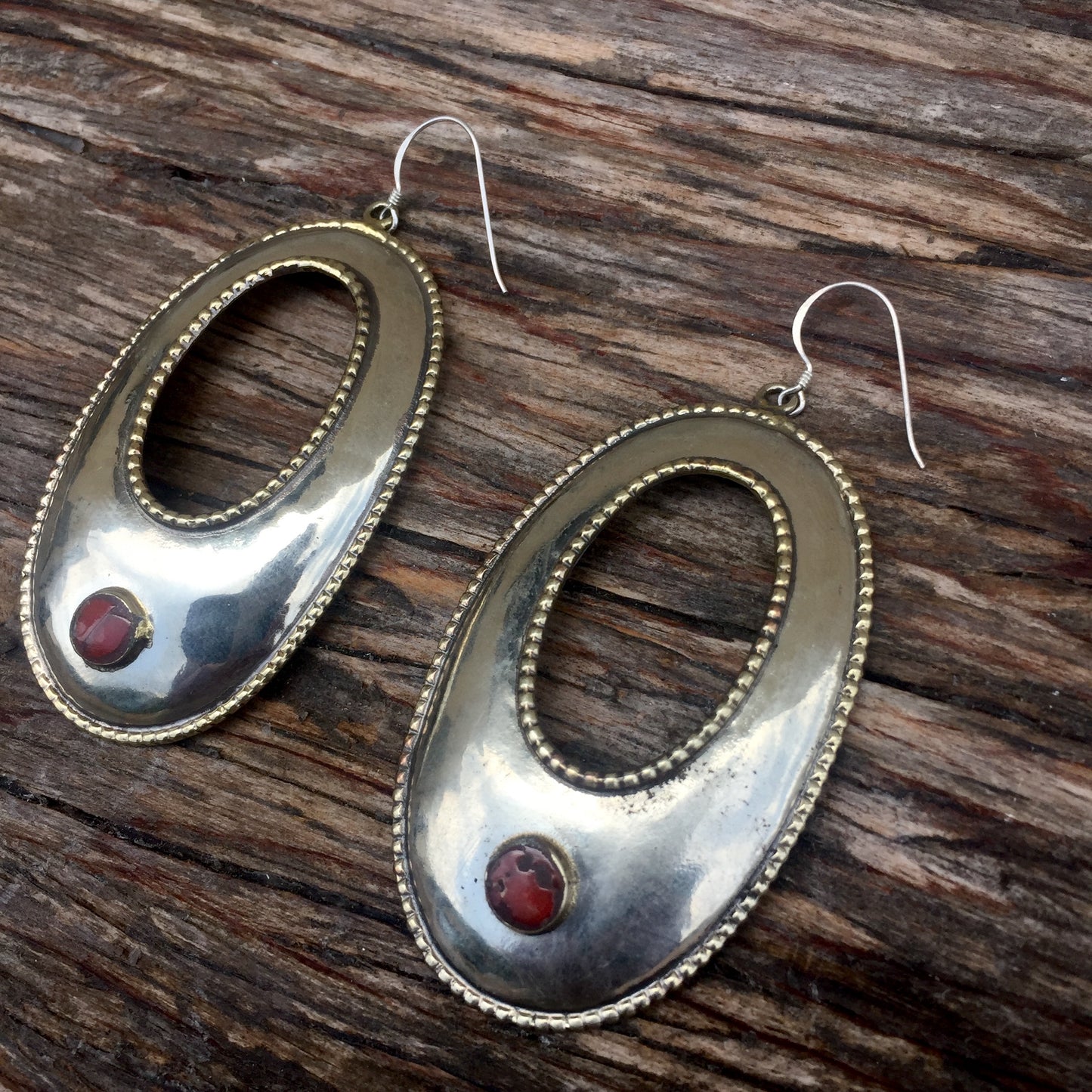 Coral Dangle Earrings