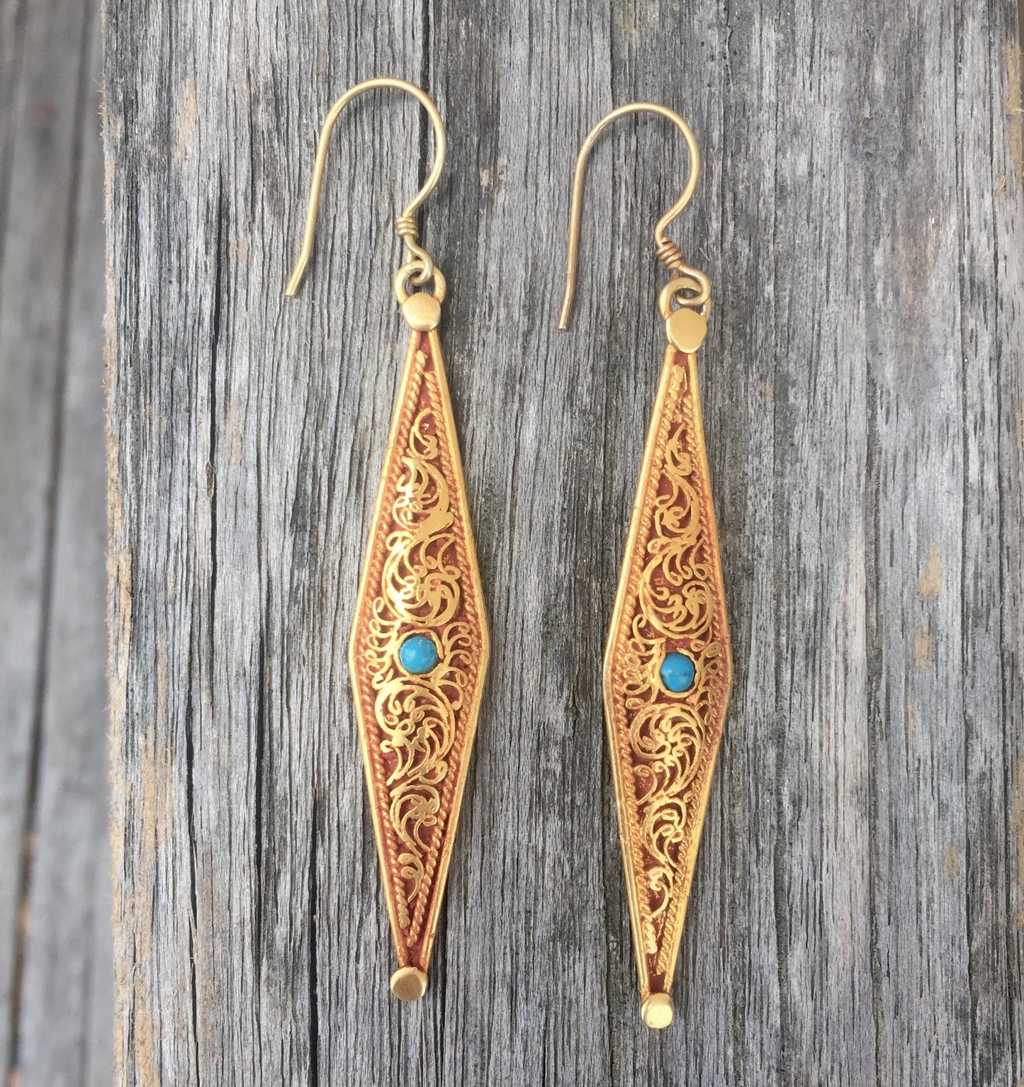 Filigreed Dangle Earrings