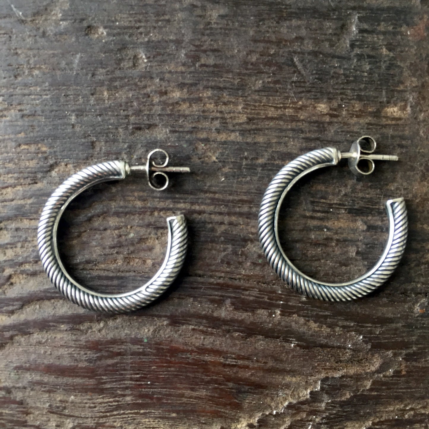 Small Sterling Silver Hoop Earrings
