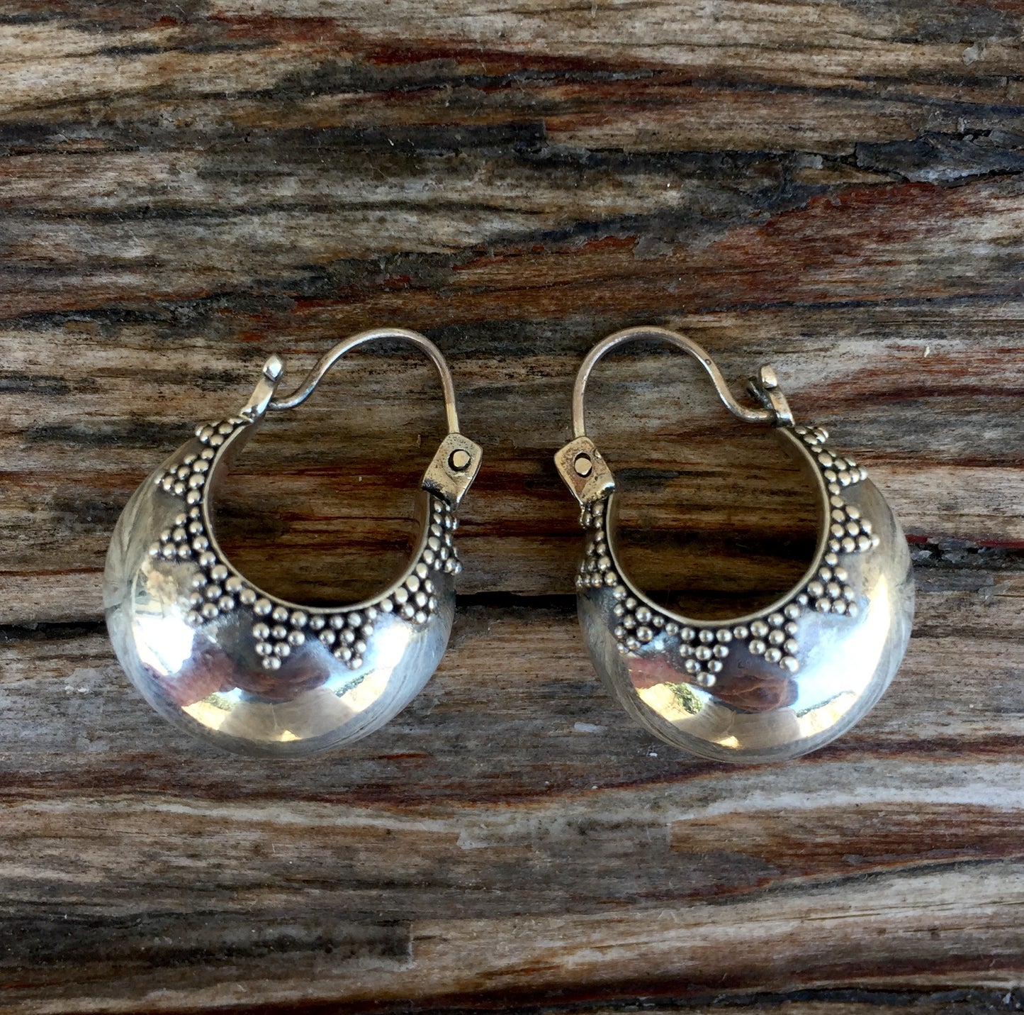 Silver Hoop Earrings