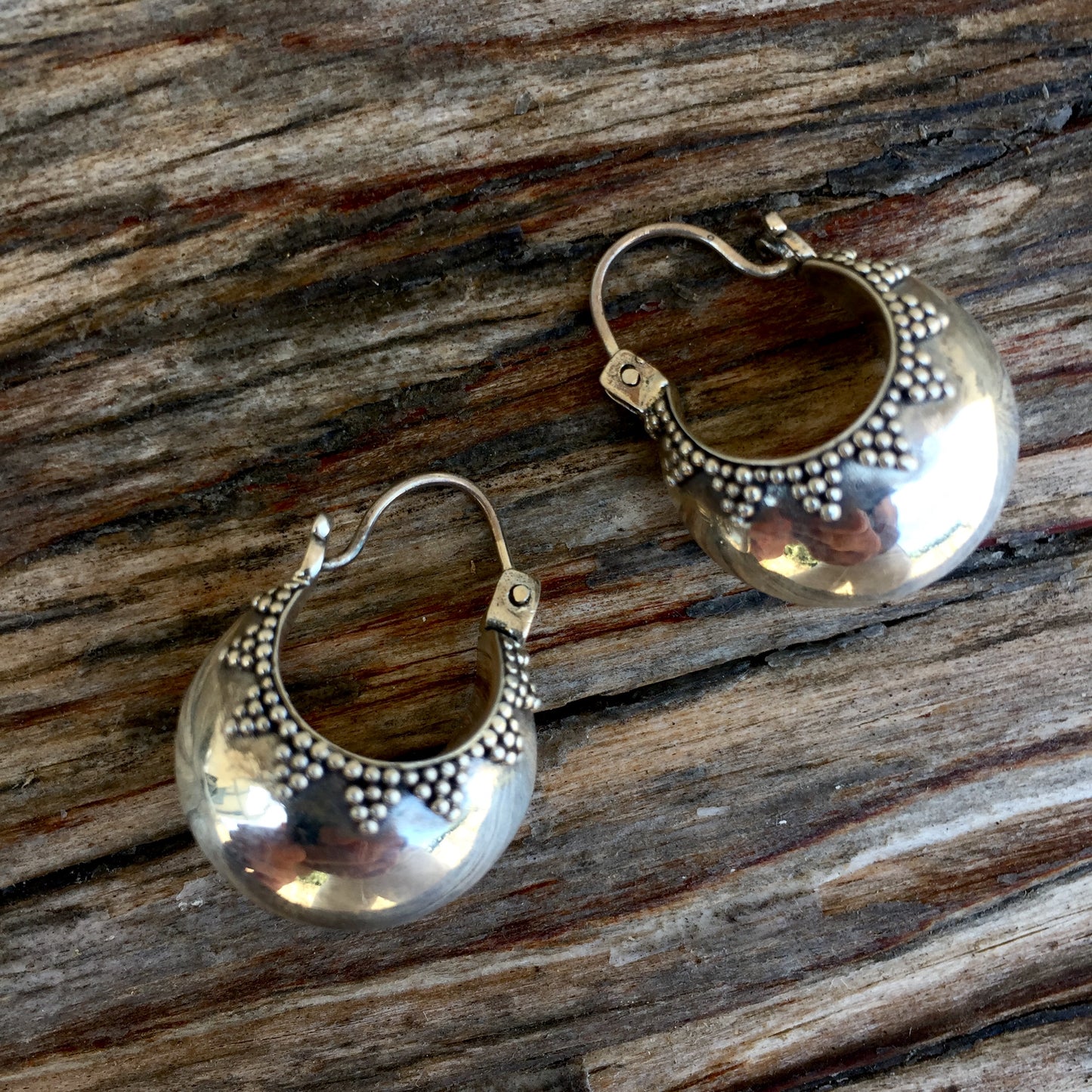 Silver Hoop Earrings
