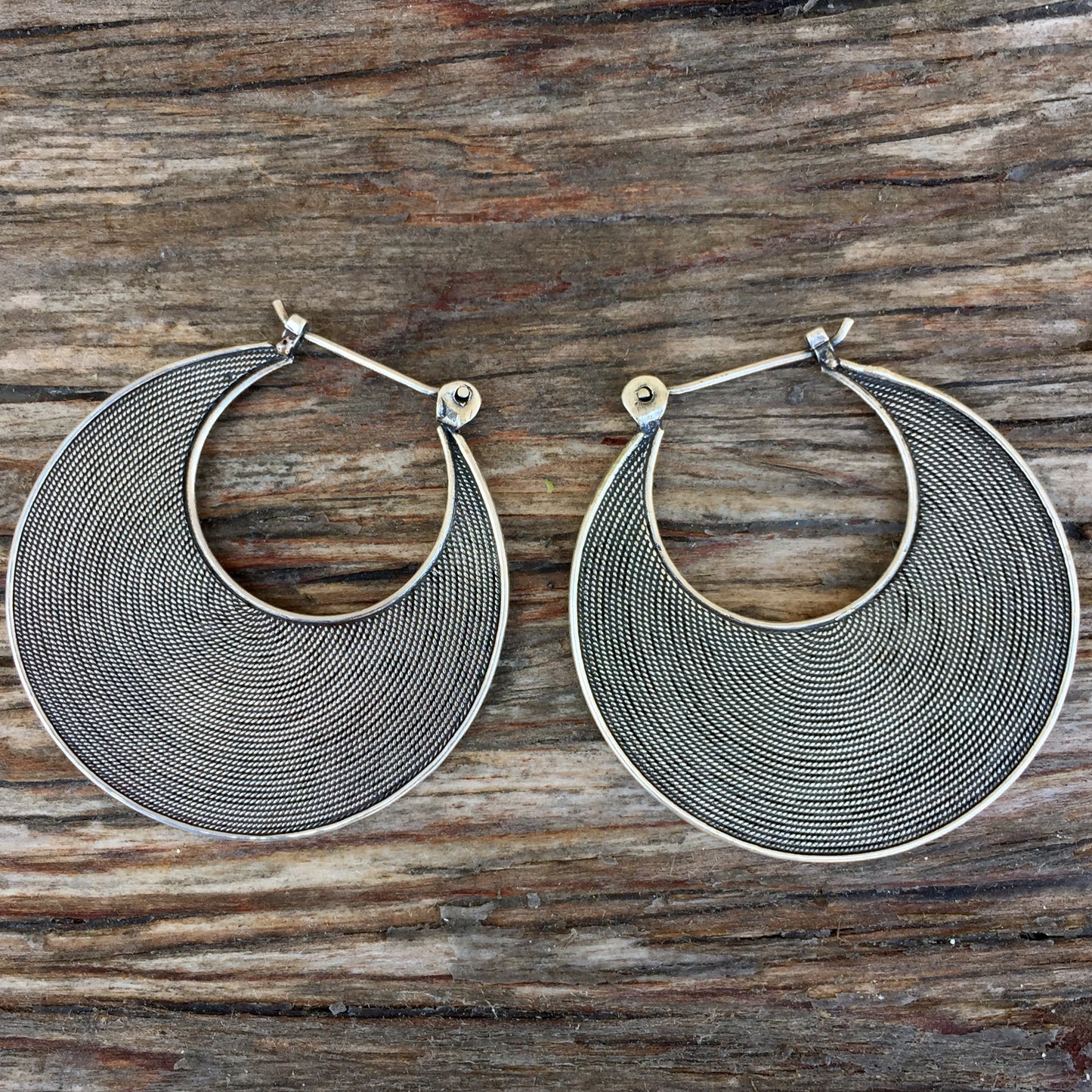 Silver Hoop Earrings