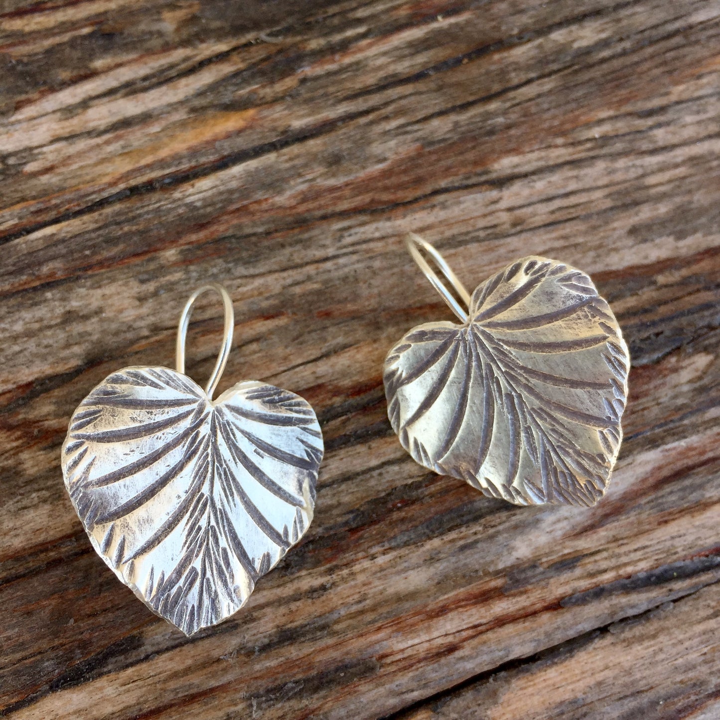Silver Leaf Earrings