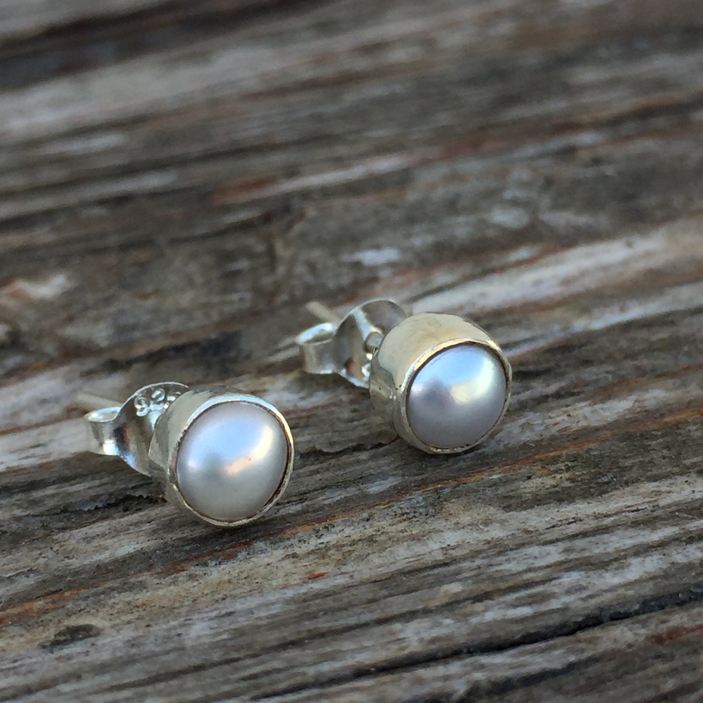 Freshwater Pearl Stud Earrings