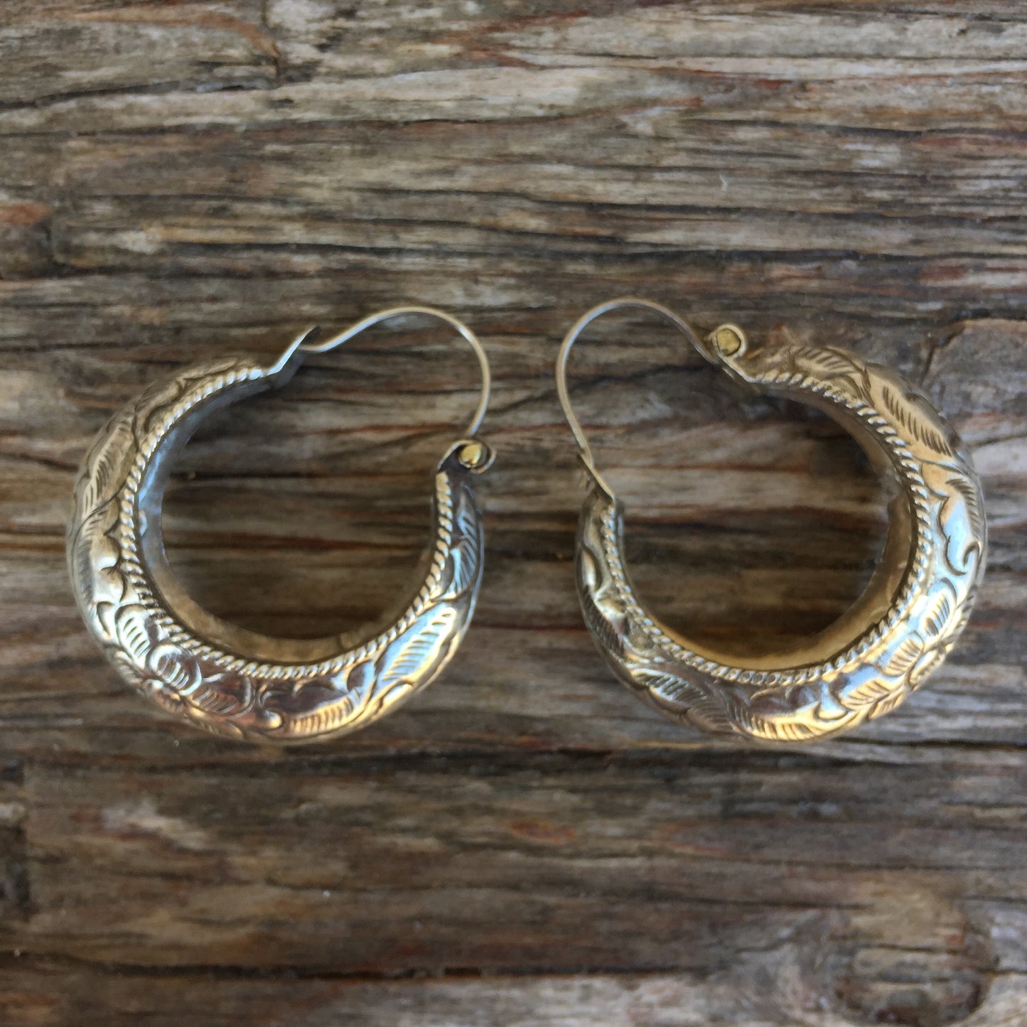 Vintage Nevari Handmade Hoops