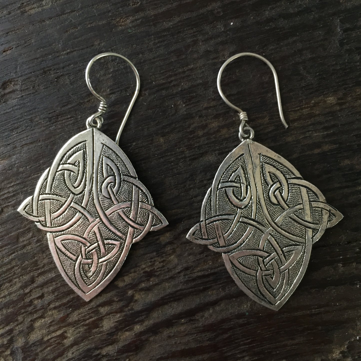 Celtic Love Knot Dangle Earrings