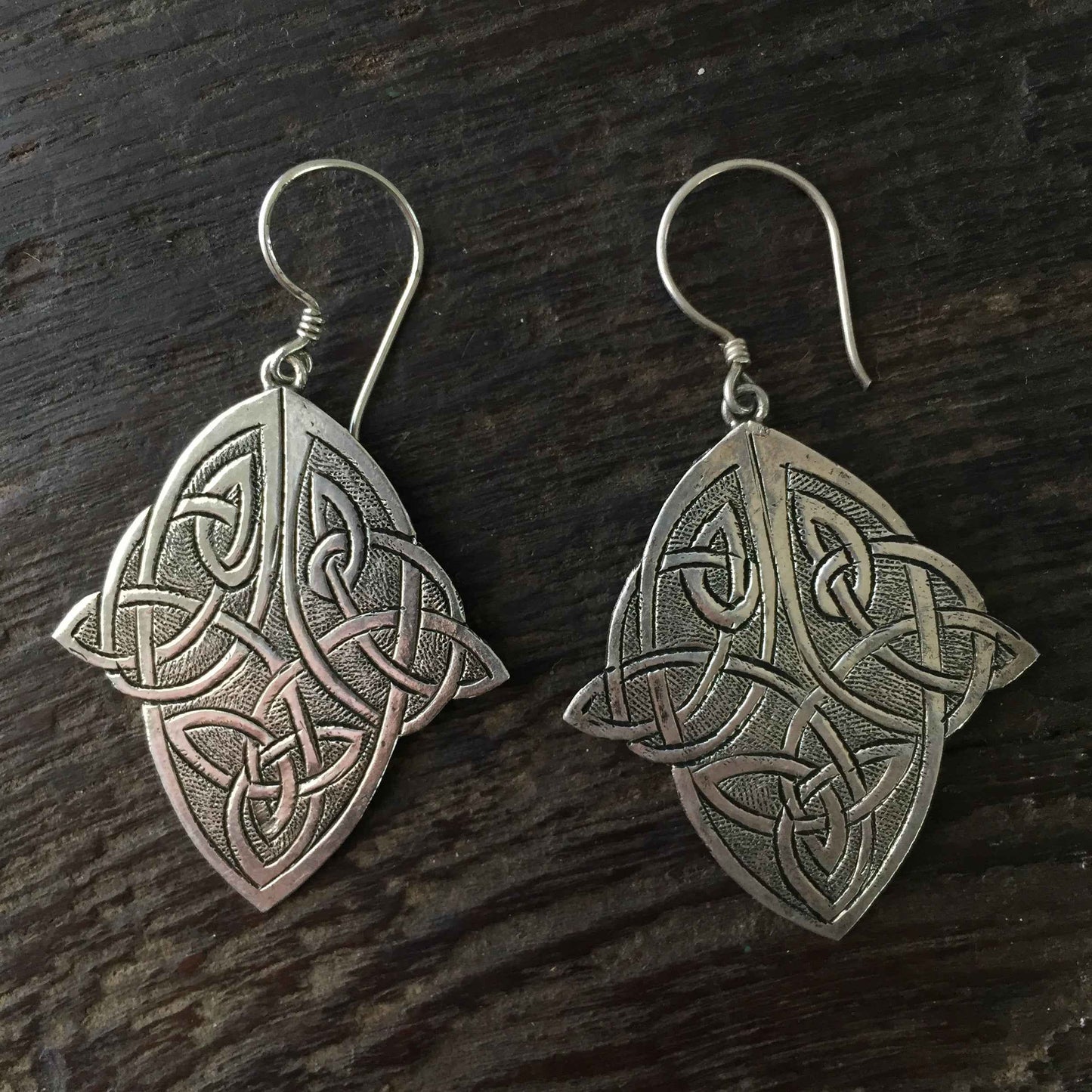 Celtic Love Knot Dangle Earrings