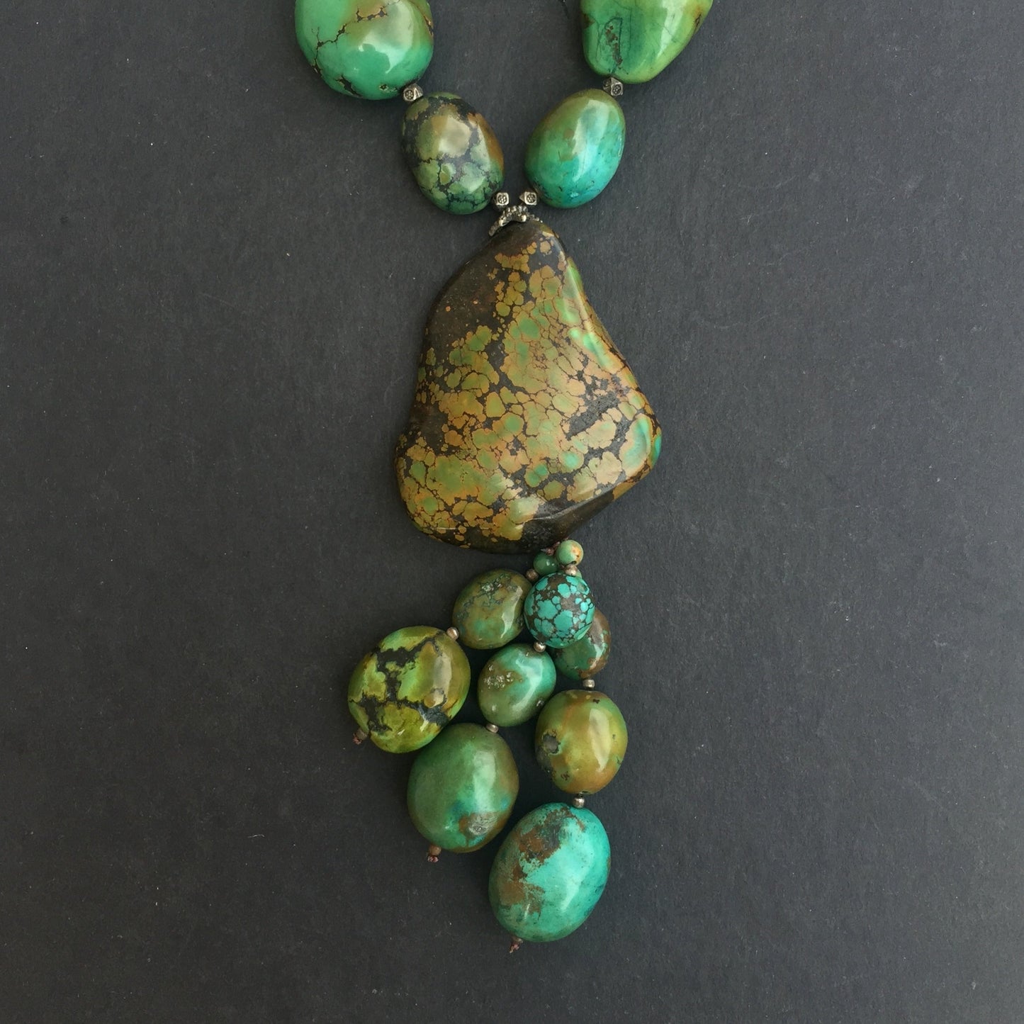 Tibetan Turquoise Long Necklace