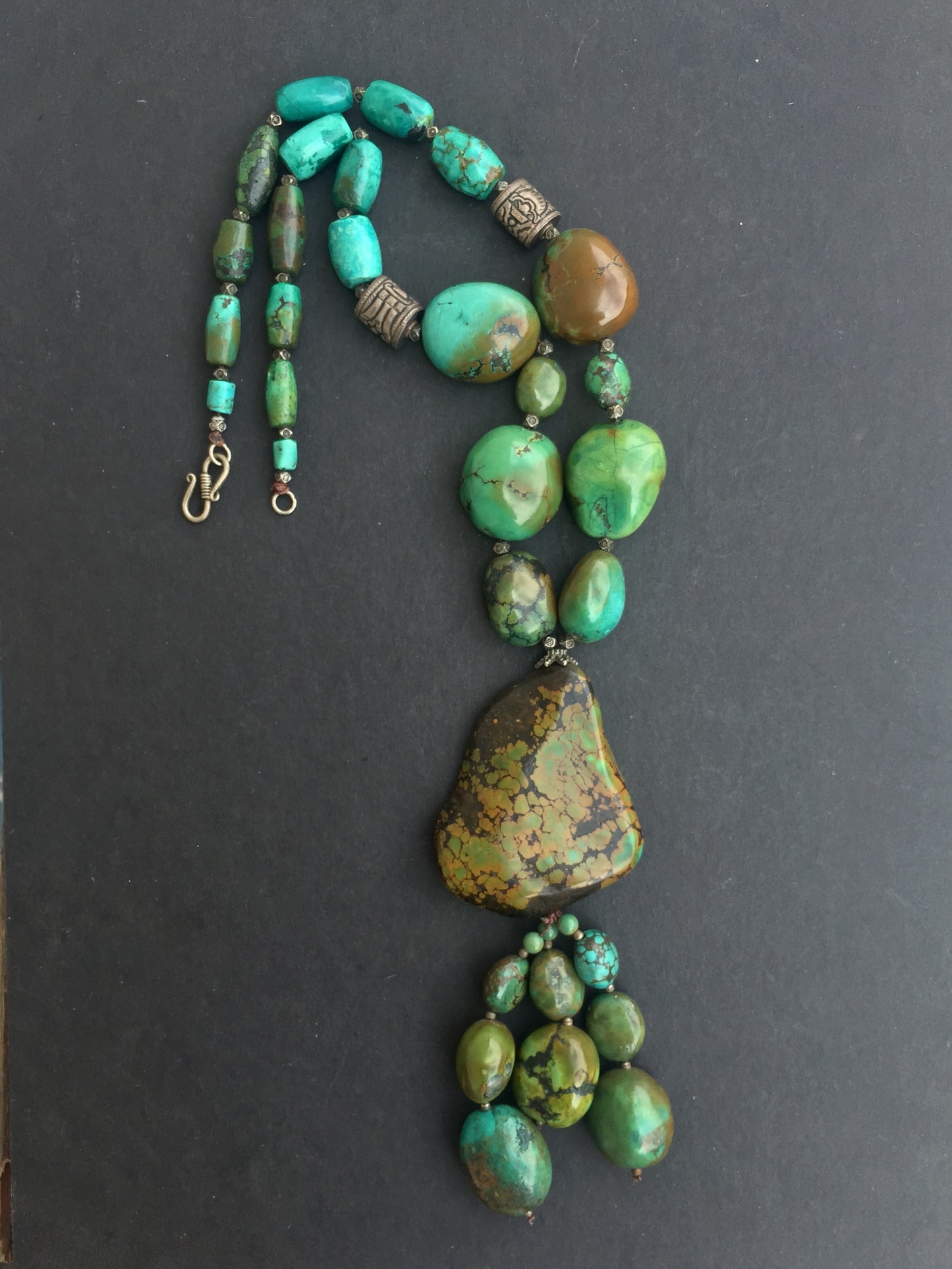 Tibetan Turquoise Long Necklace