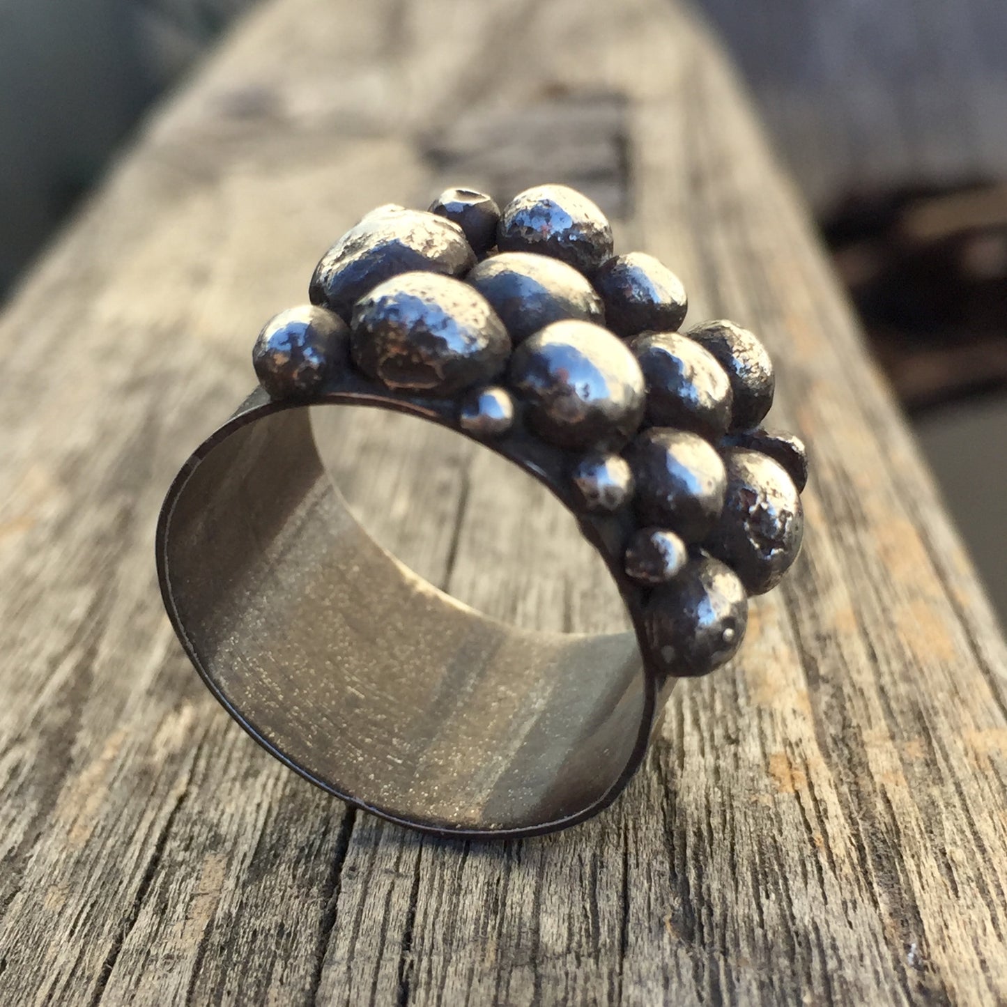 Granulated Sterling Ring