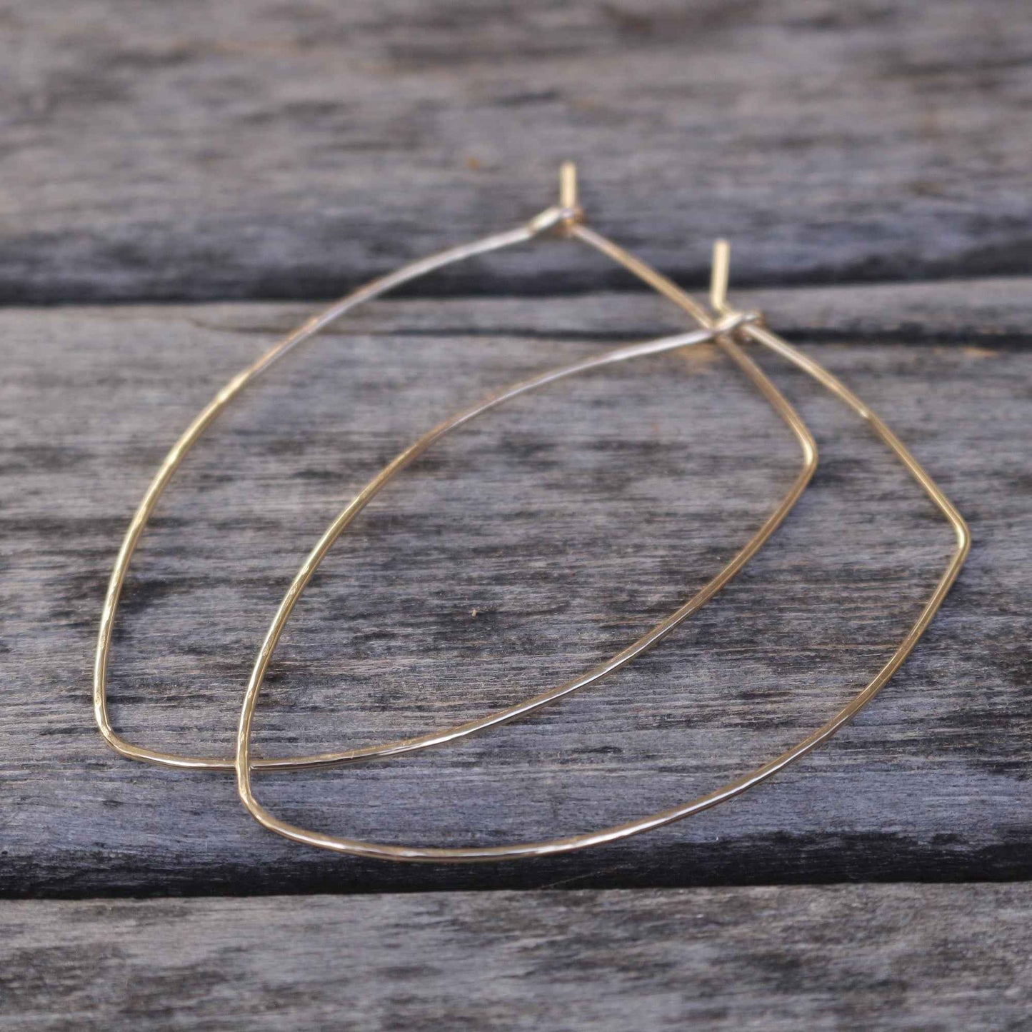 Marquise 14K Gold Filled Hoops