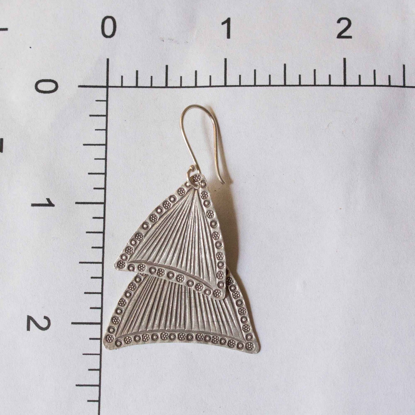 Hilltribe Silver Dangle Earrings