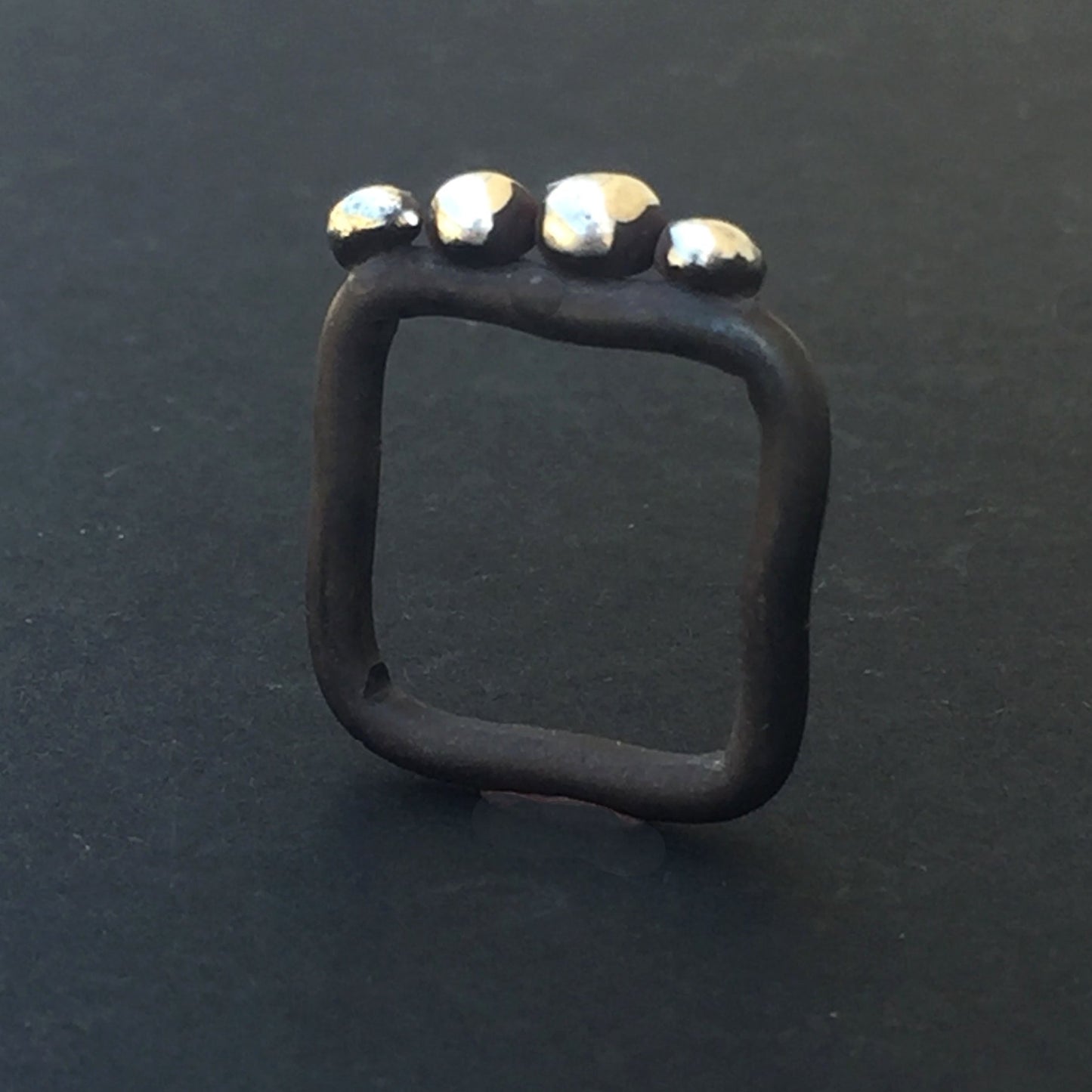 Granulate Silver Ring