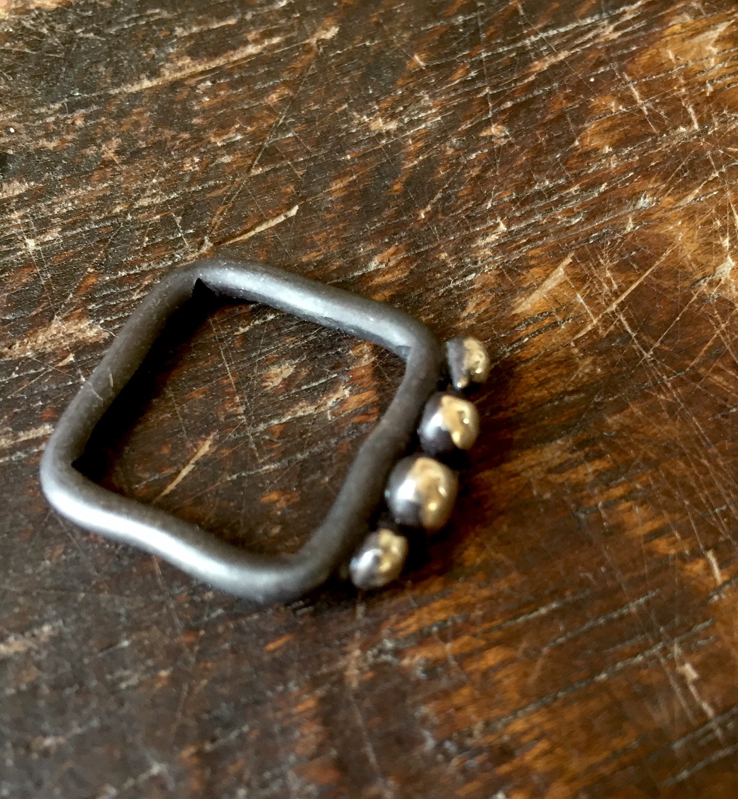 Granulate Silver Ring
