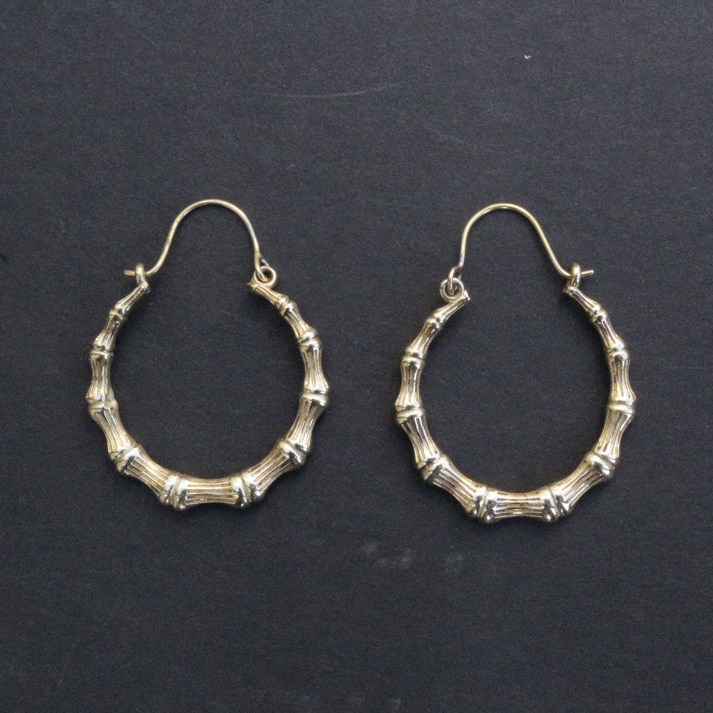 Brass Hoop Earrings