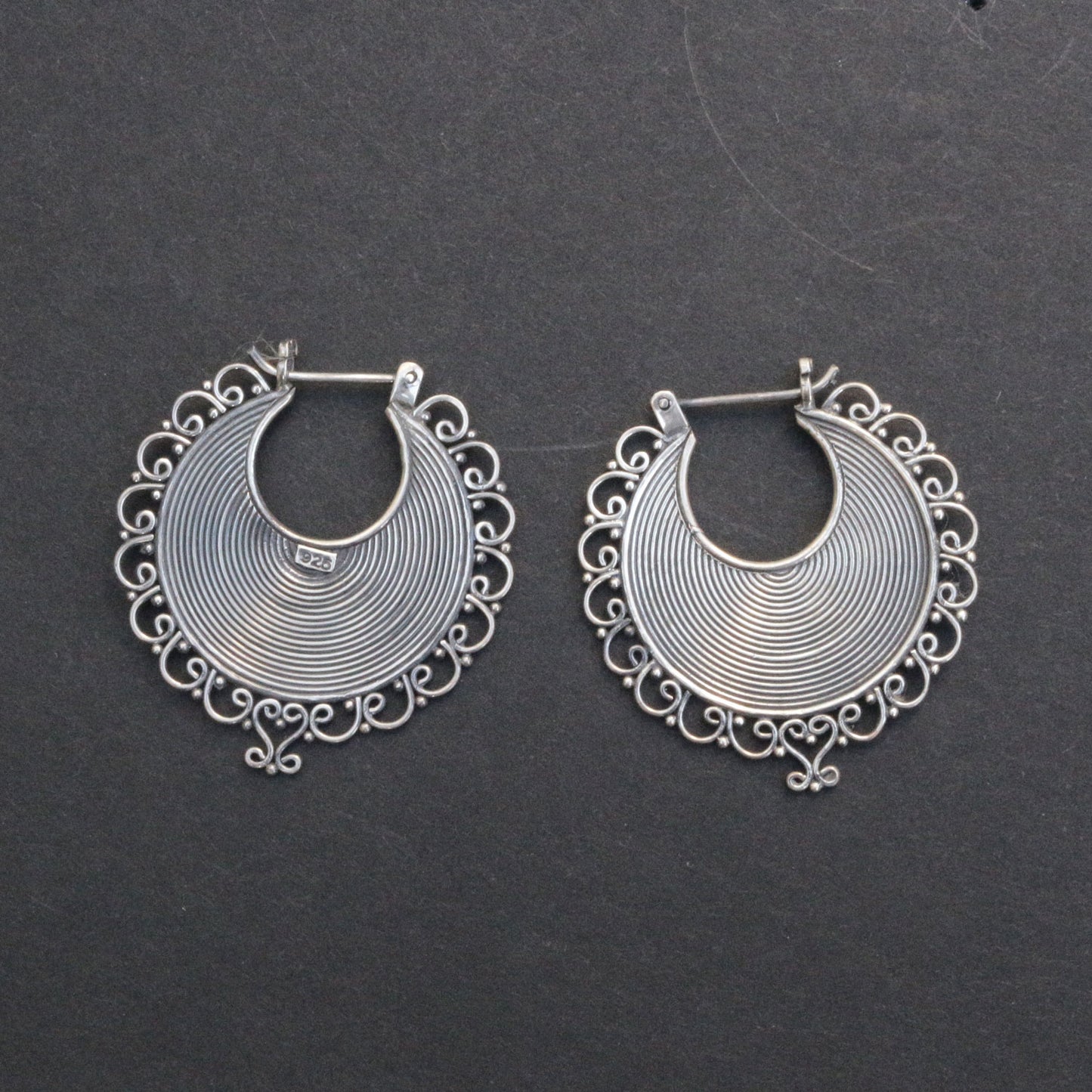 Sterling Silver Hoop Earrings