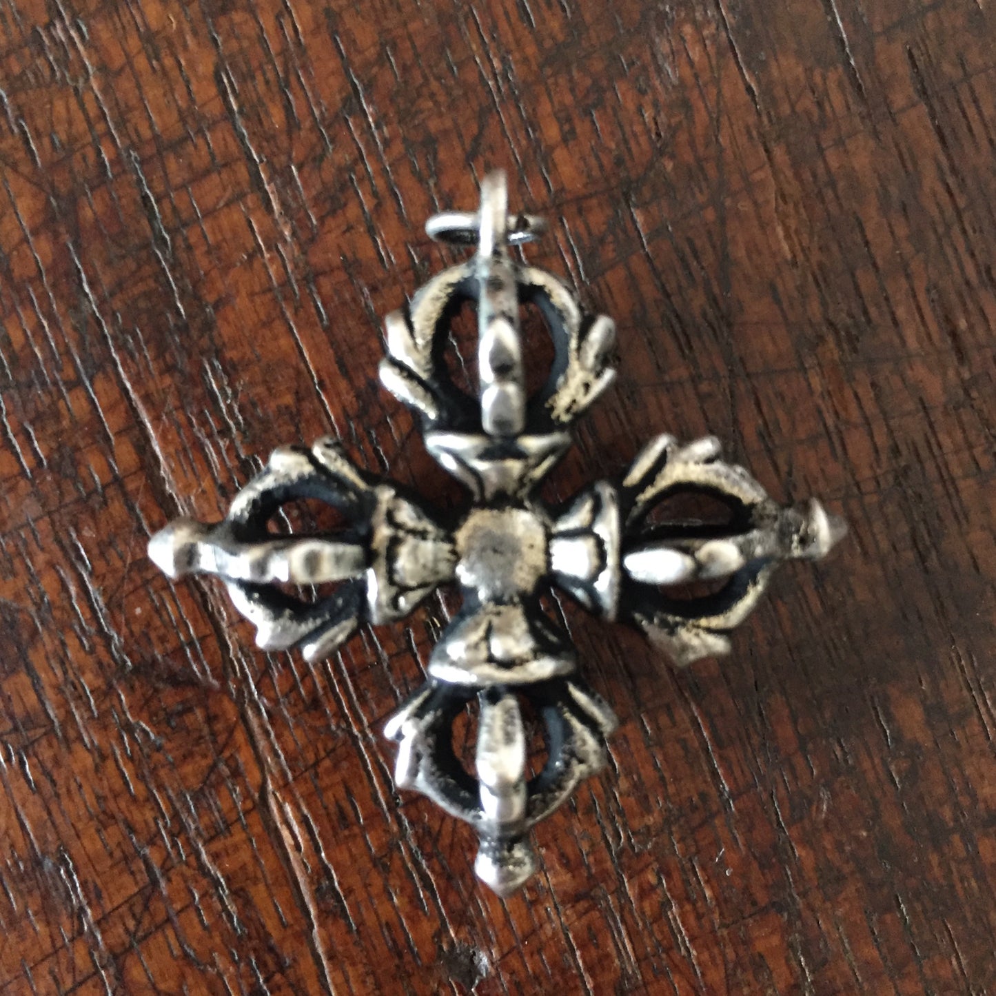 Thunderbolt ( Double Dorje ) Amulet Pendant