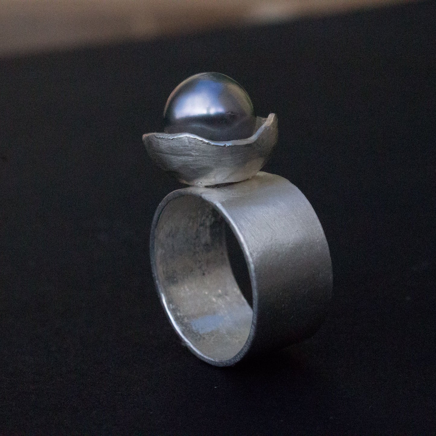 Tahitian pearl ring