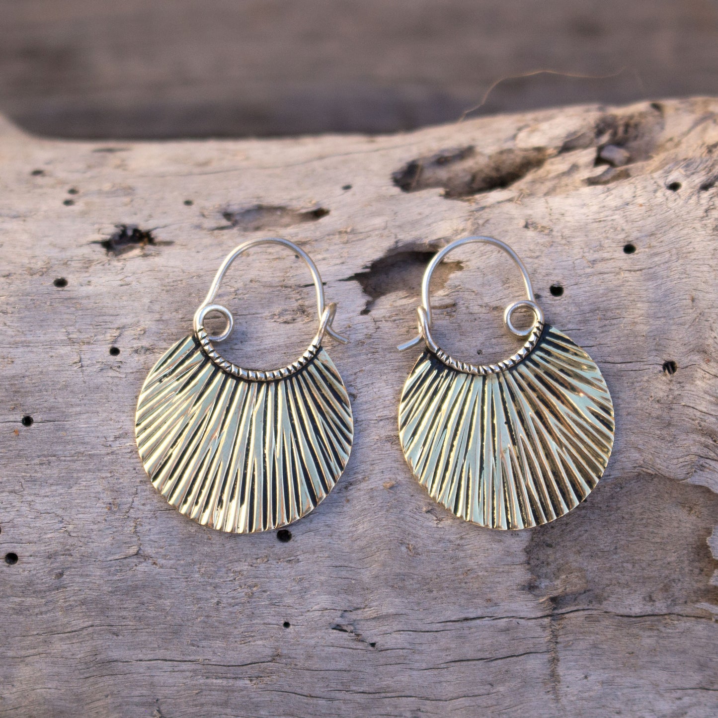 Brass Dangle Earrings