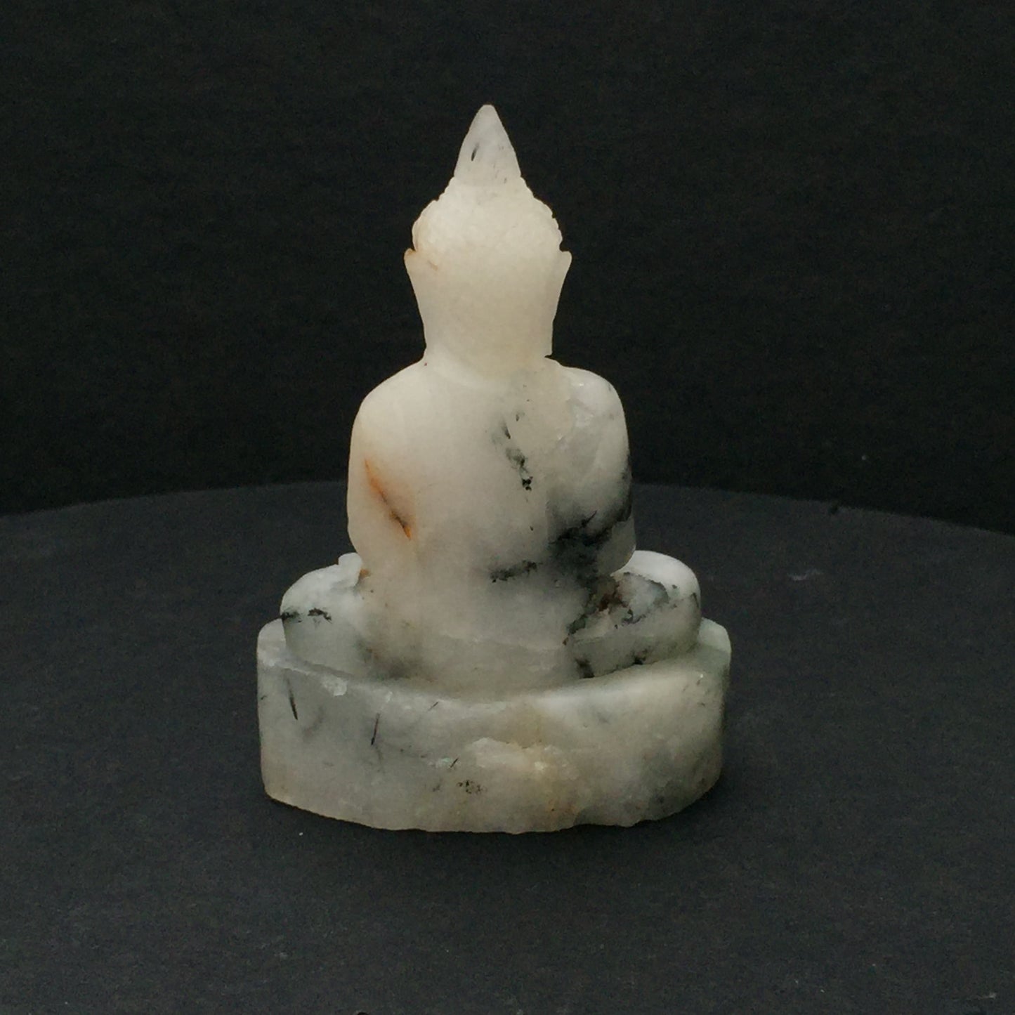Natural Quartz Meditating Buddha