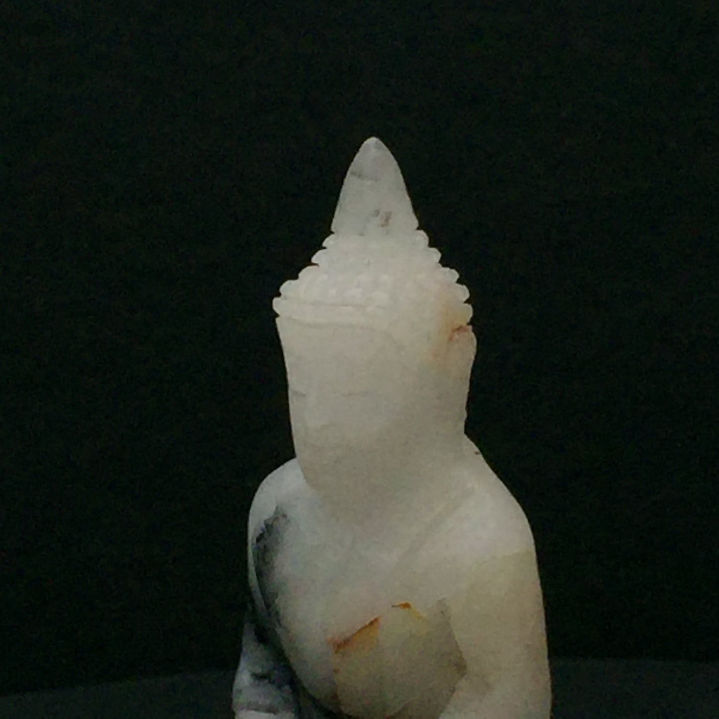 Natural Quartz Meditating Buddha