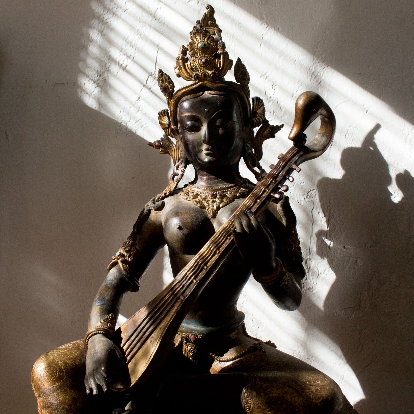 Saraswati Goddess statue