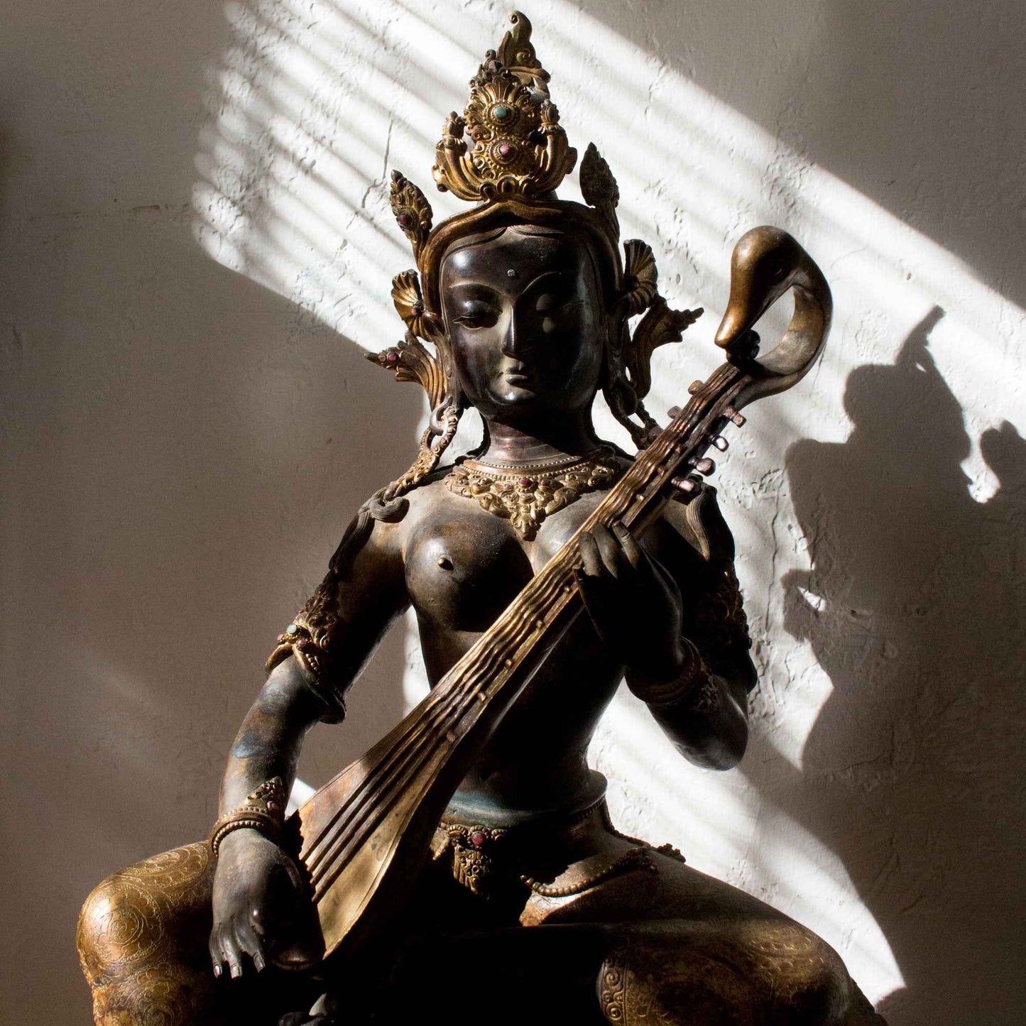 Saraswati Goddess statue