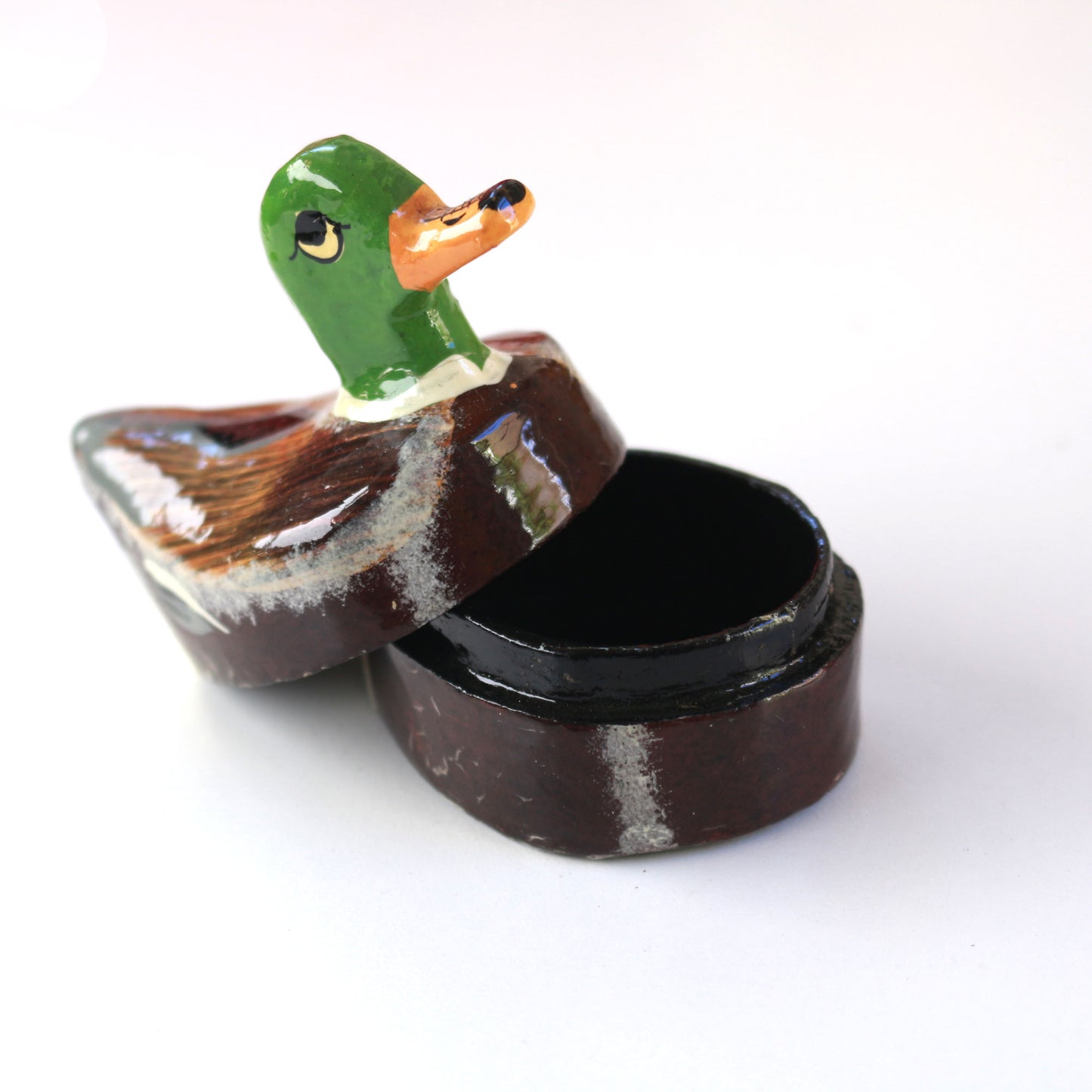 Hand painted Paper Mache boxes