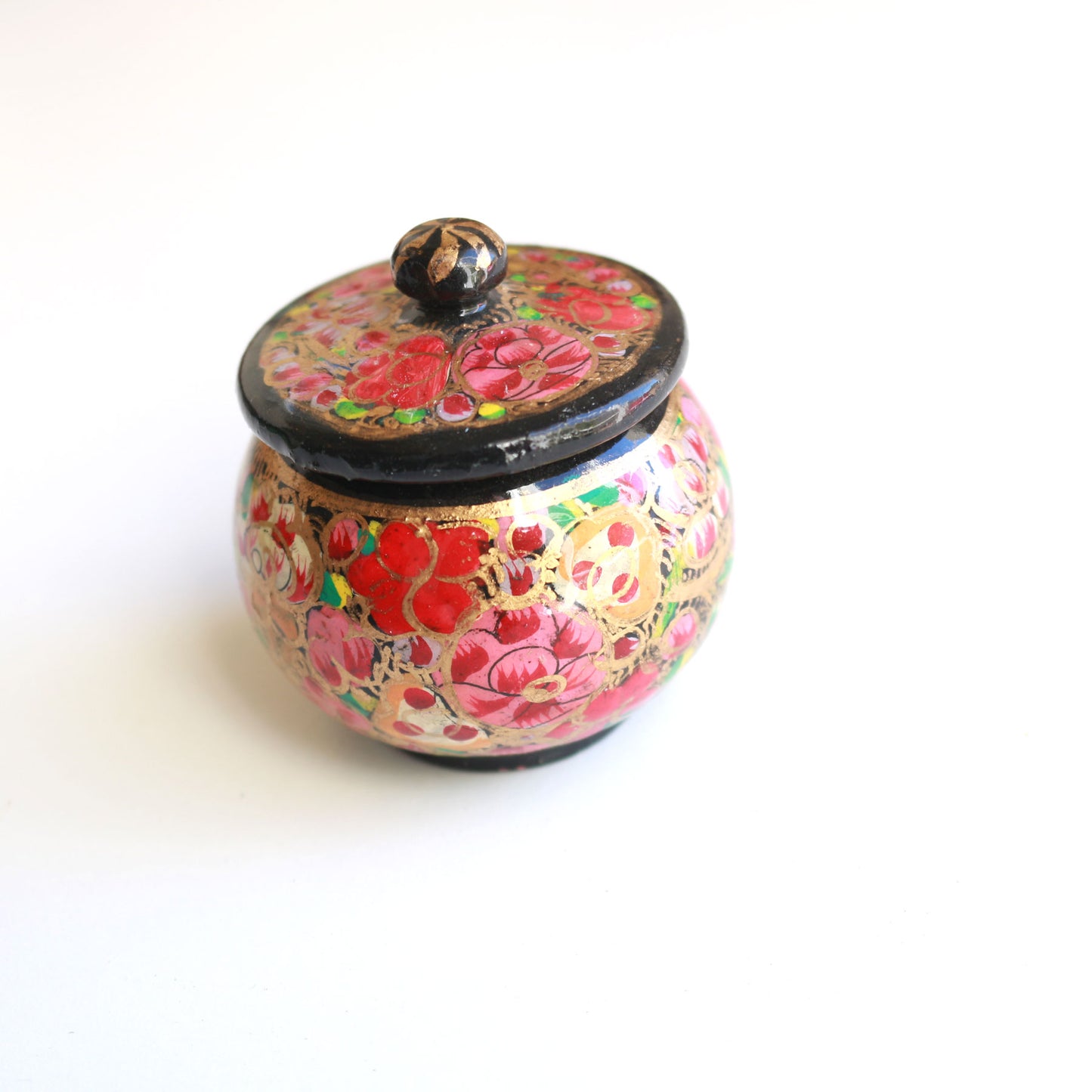 Round Paper Mache Box