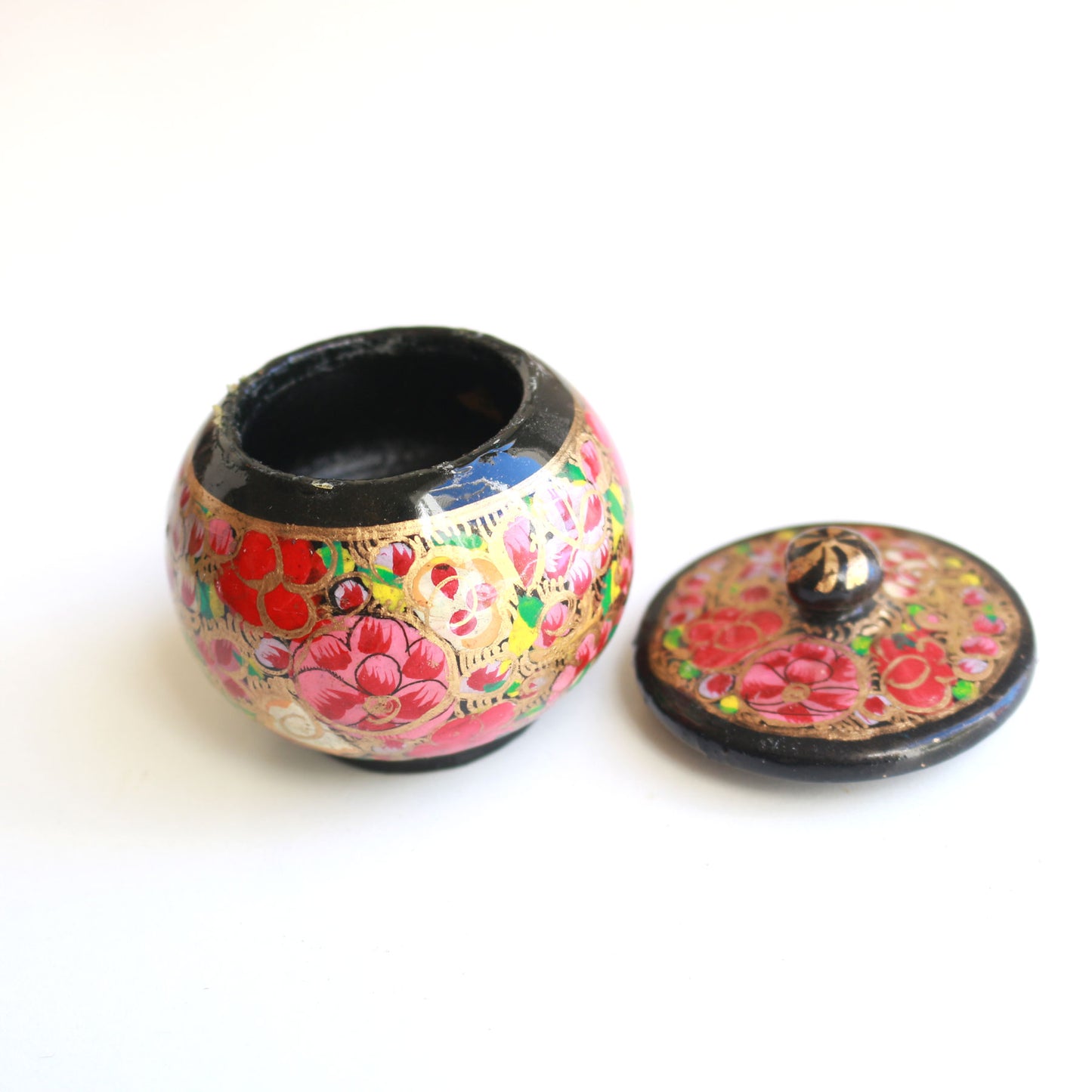 Round Paper Mache Box
