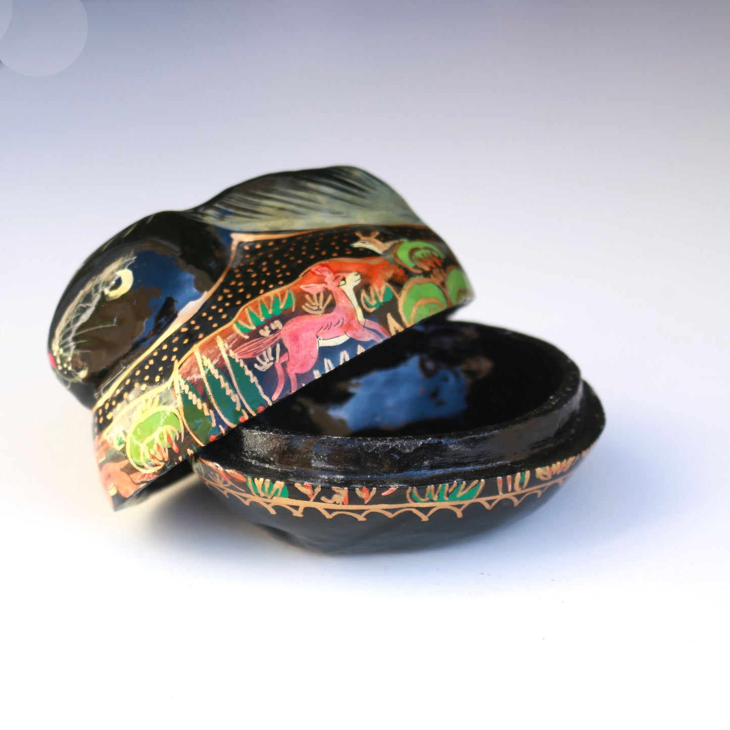 Hand Painted Rabbit Box