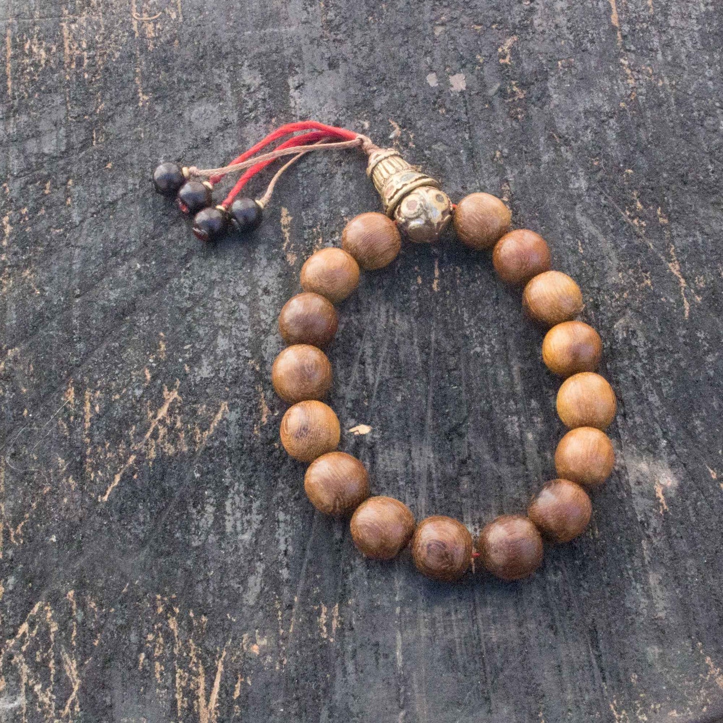 Wooden Beads Wrist Mala