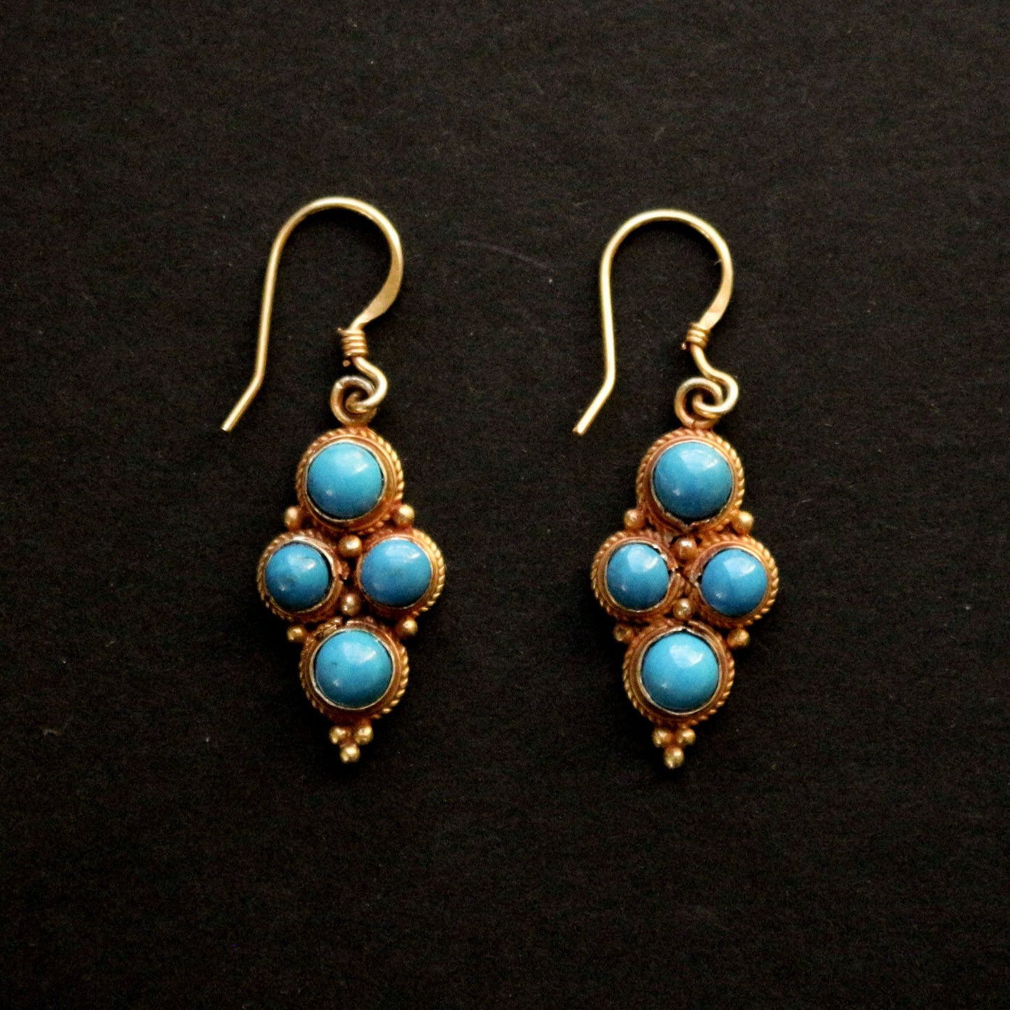 Turquoise Dangle And Drop Earrings