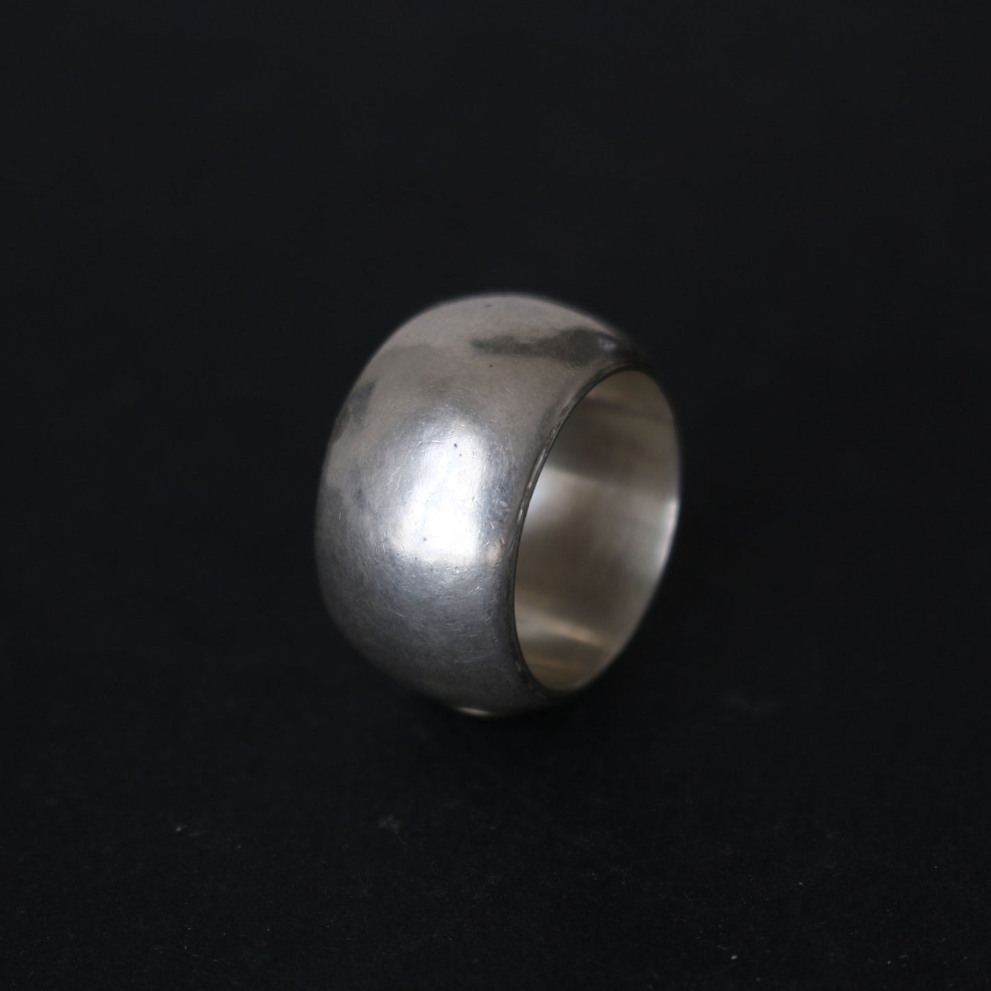 Solid Silver Wide Band Ring