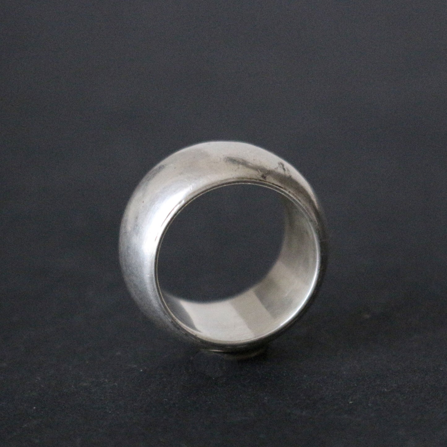 Solid Silver Wide Band Ring
