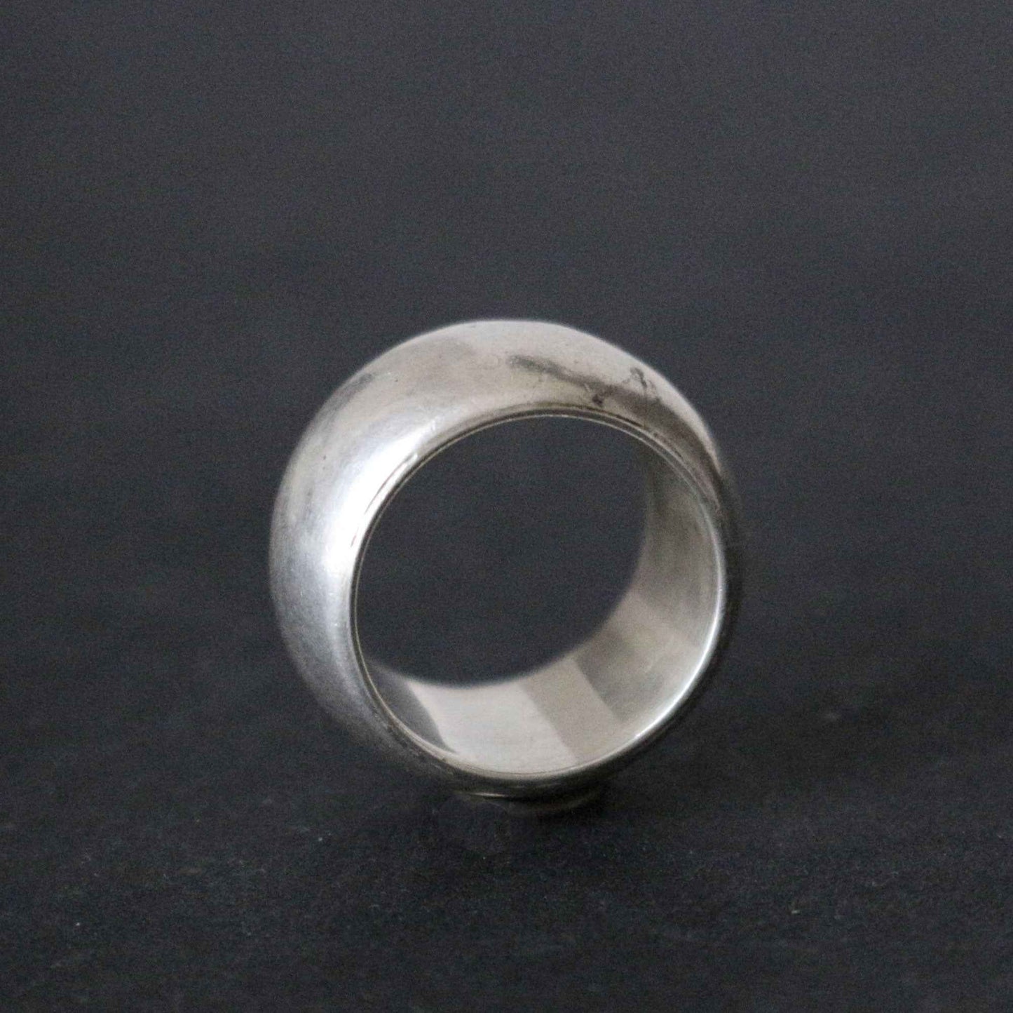 Solid Silver Wide Band Ring