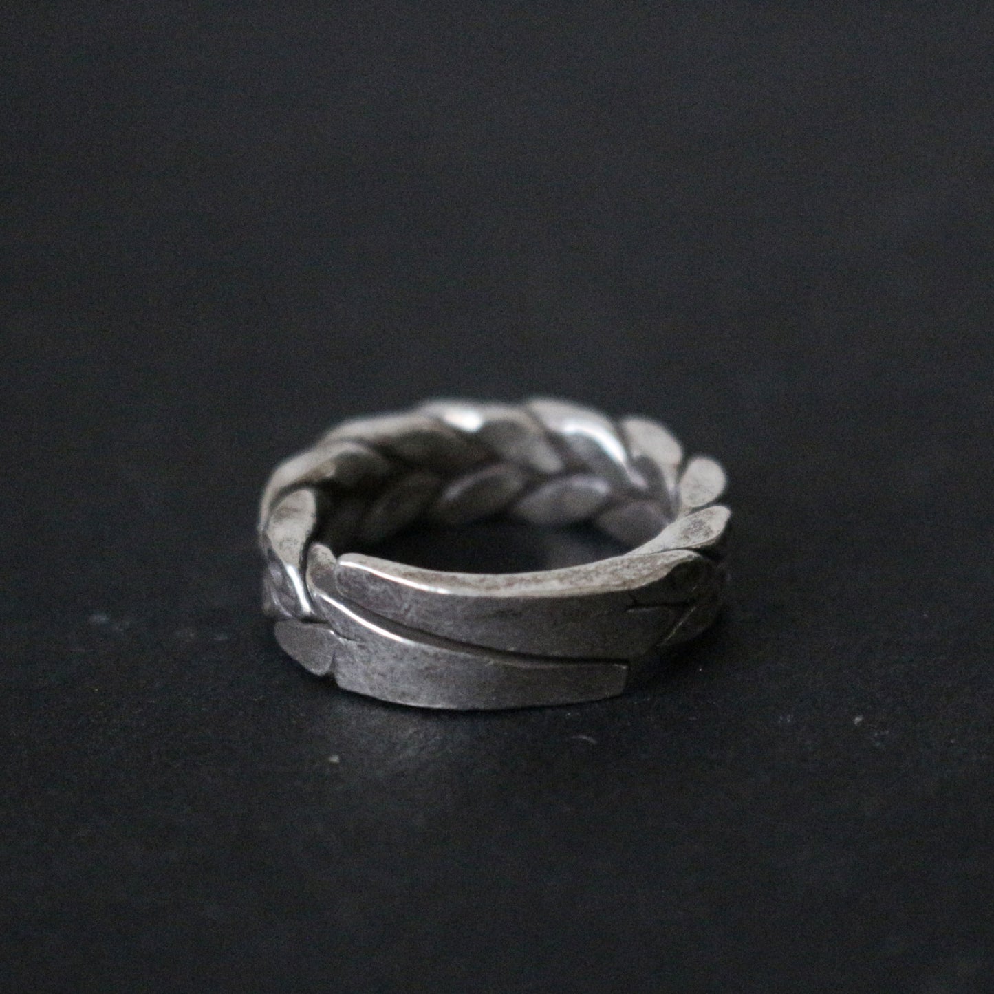Hammered Silver Ring
