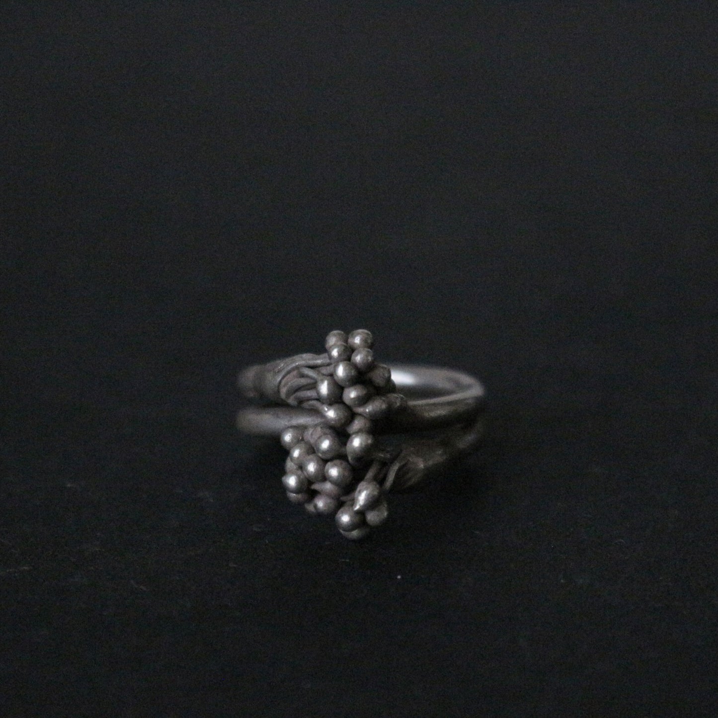 Silver Granulated Ring