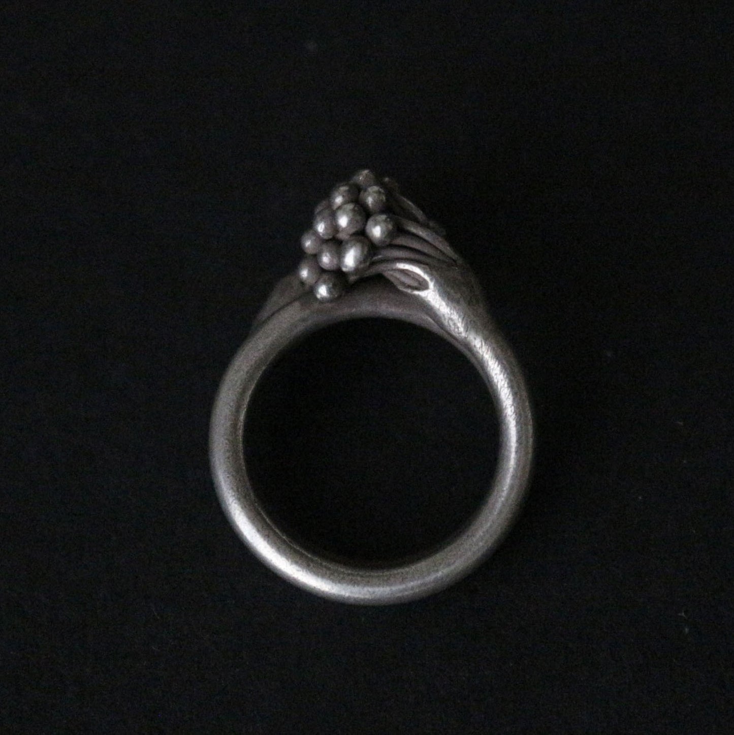 Silver Granulated Ring