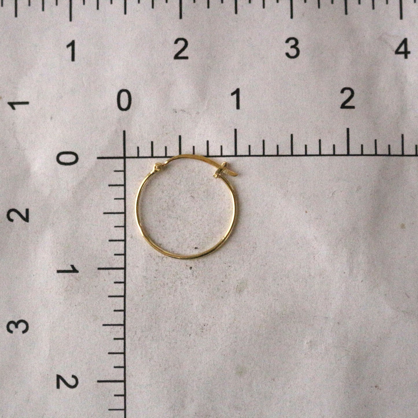 Thin Gold Hoops