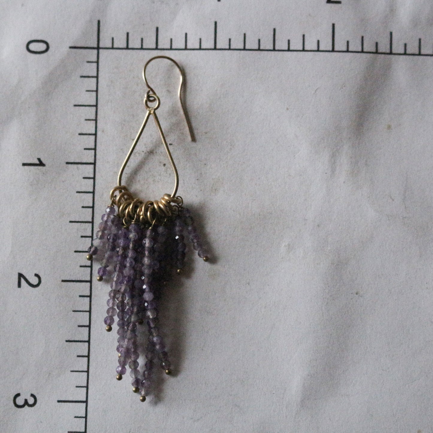 Amethyst Chandelier Earrings