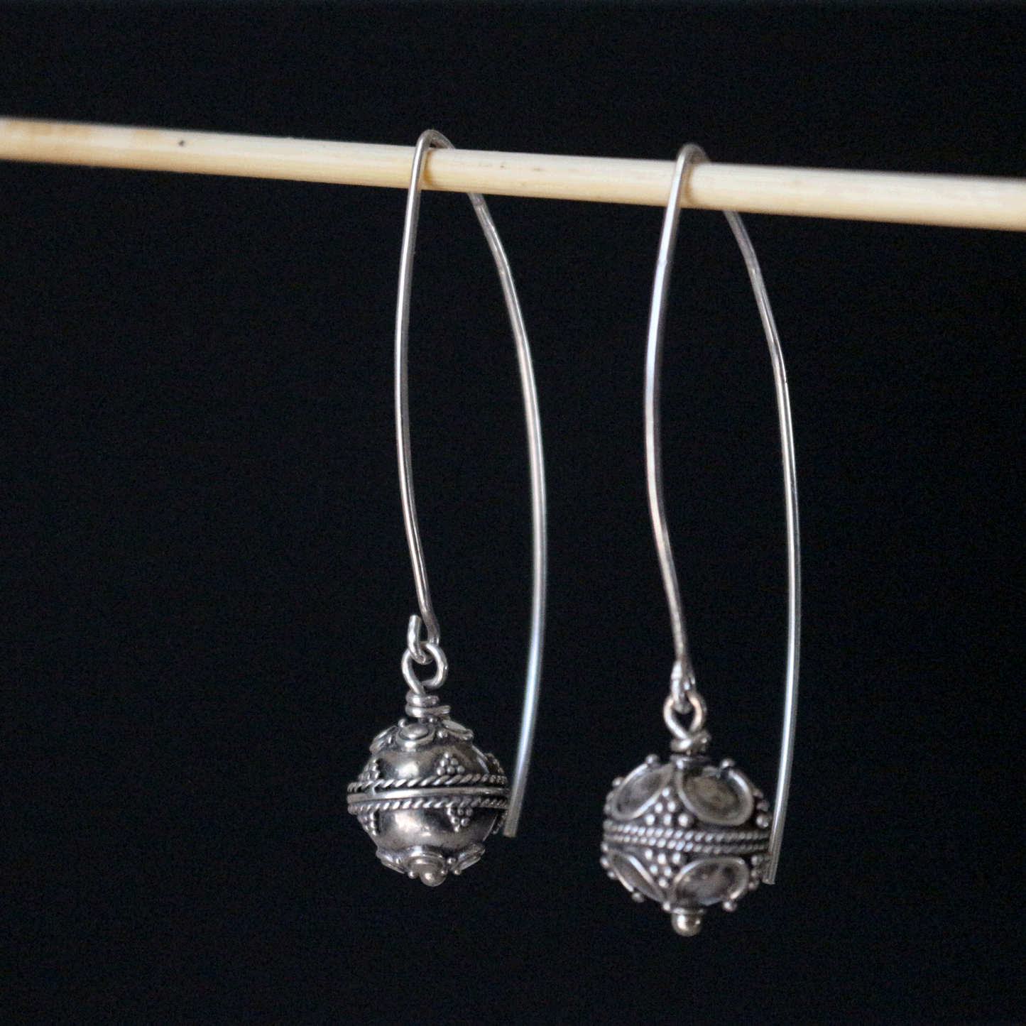 Bali Bead Drop Earrings