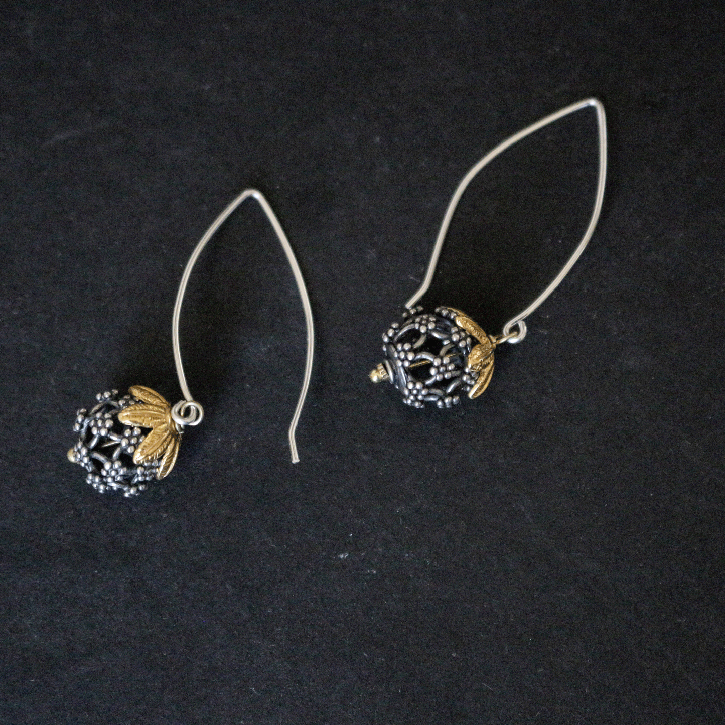 Bali Bead Dangle Earrings