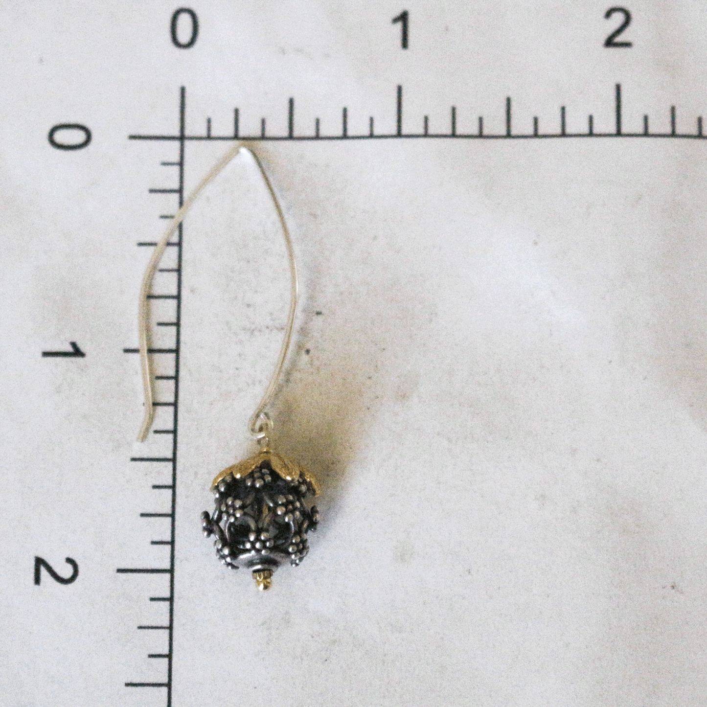 Bali Bead Dangle Earrings