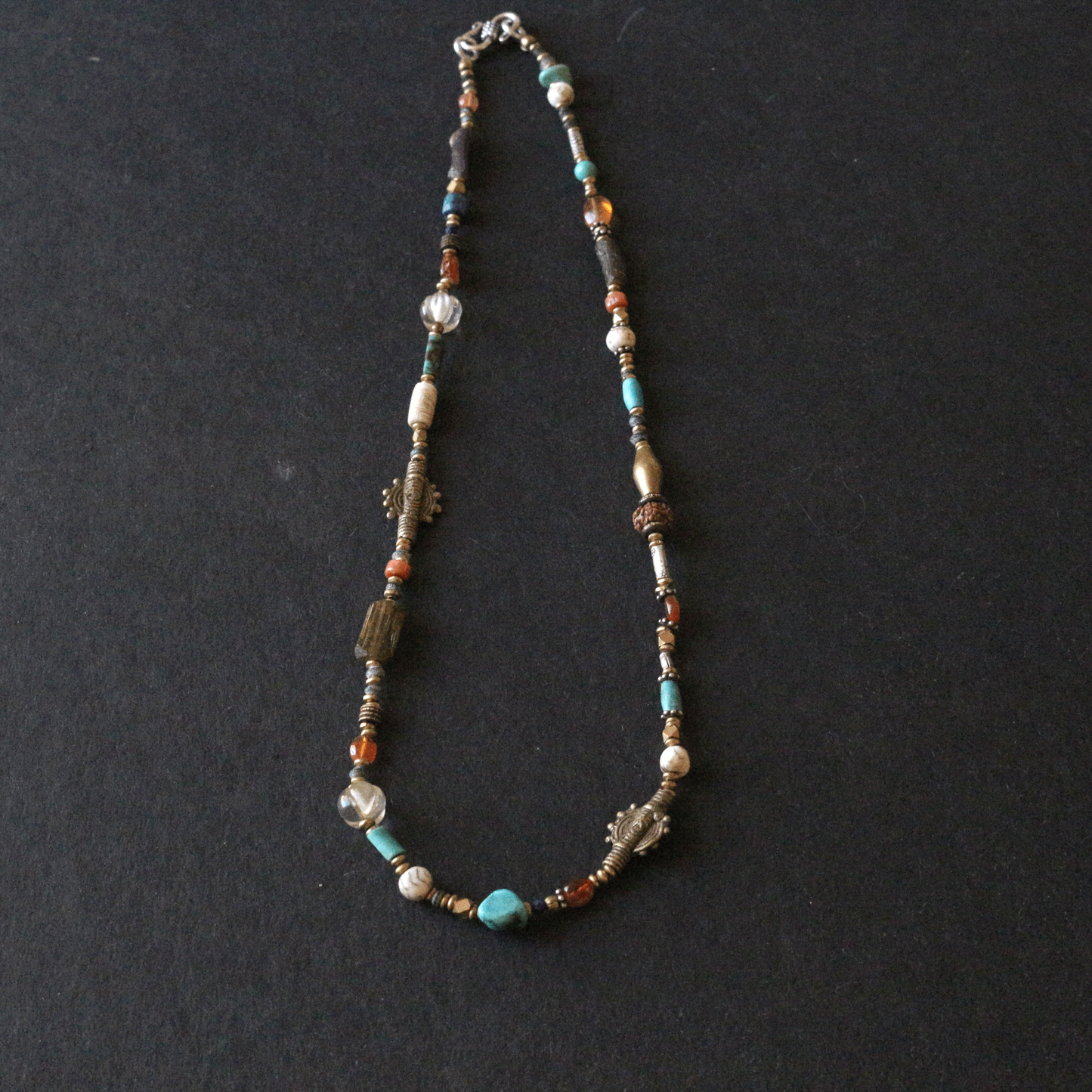 Multi Stone Short Necklace